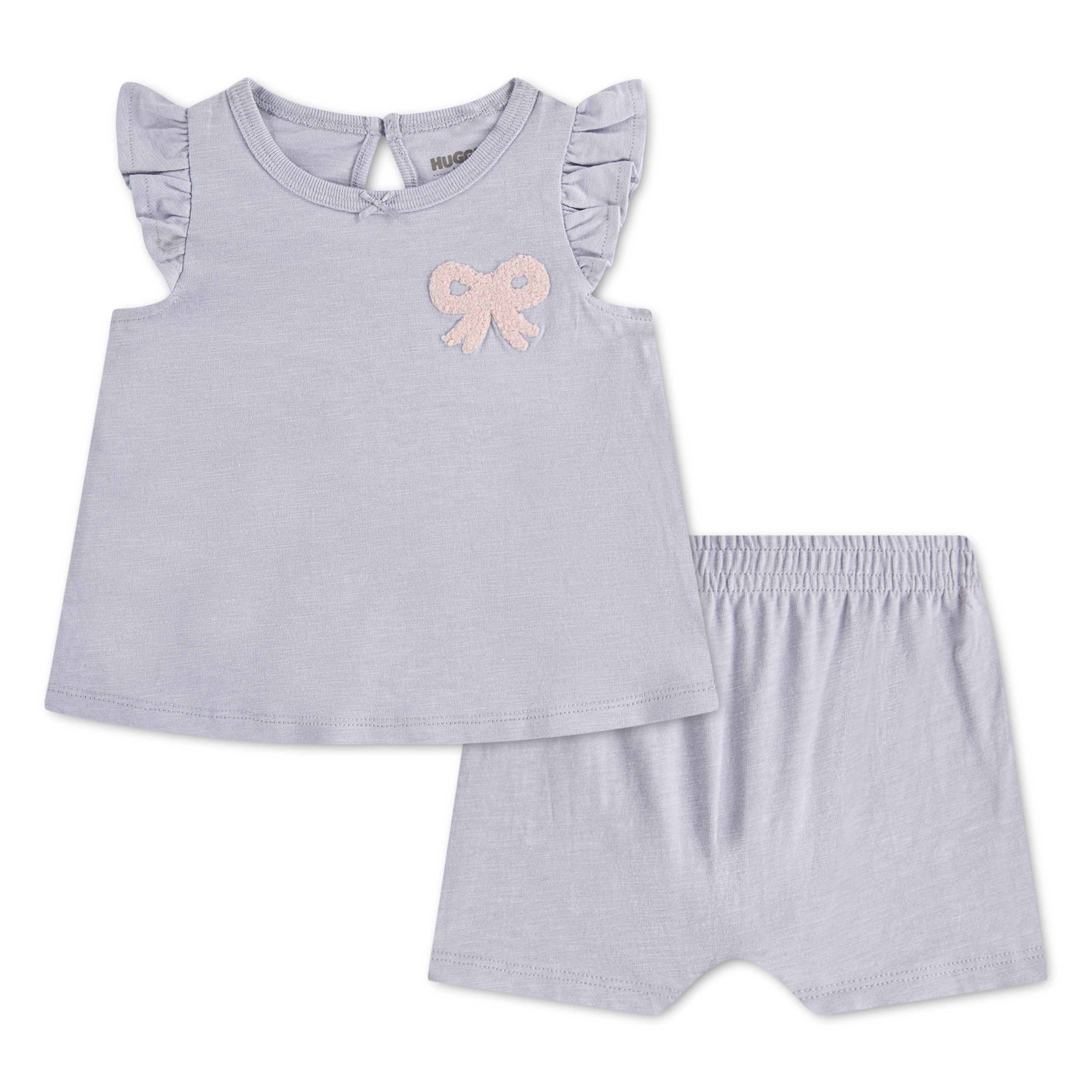 HUGGIES babywear Bluse & Shorts HUGG 2PC SETS (Set, 2-tlg) mit Stickerei