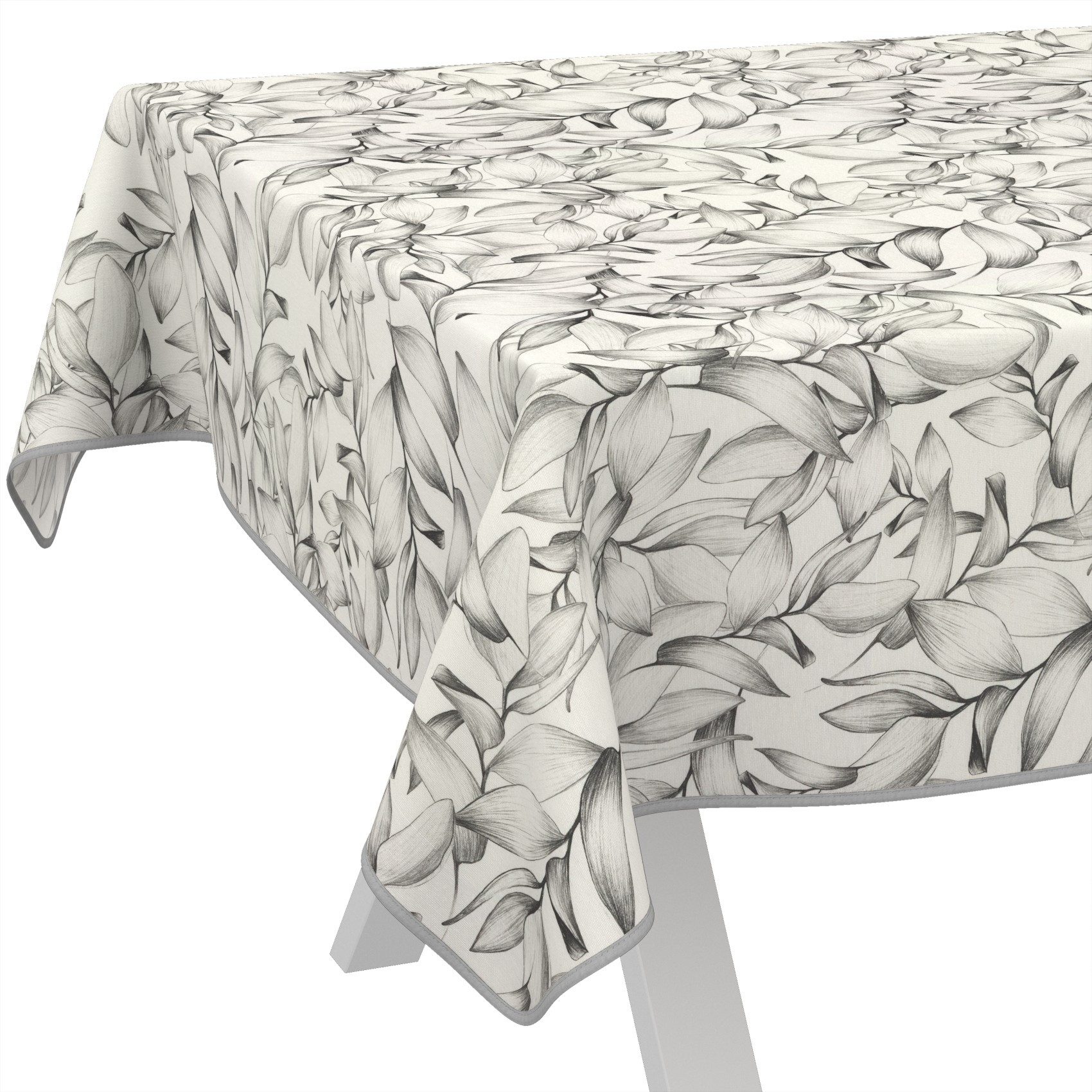 ANRO Tischdecke LANA Selene-Maritim Tischwäsche Hochwertig (Einzelstück 1-tlg), wasserabweisend Selene-Maritim Weiß 90x130cm