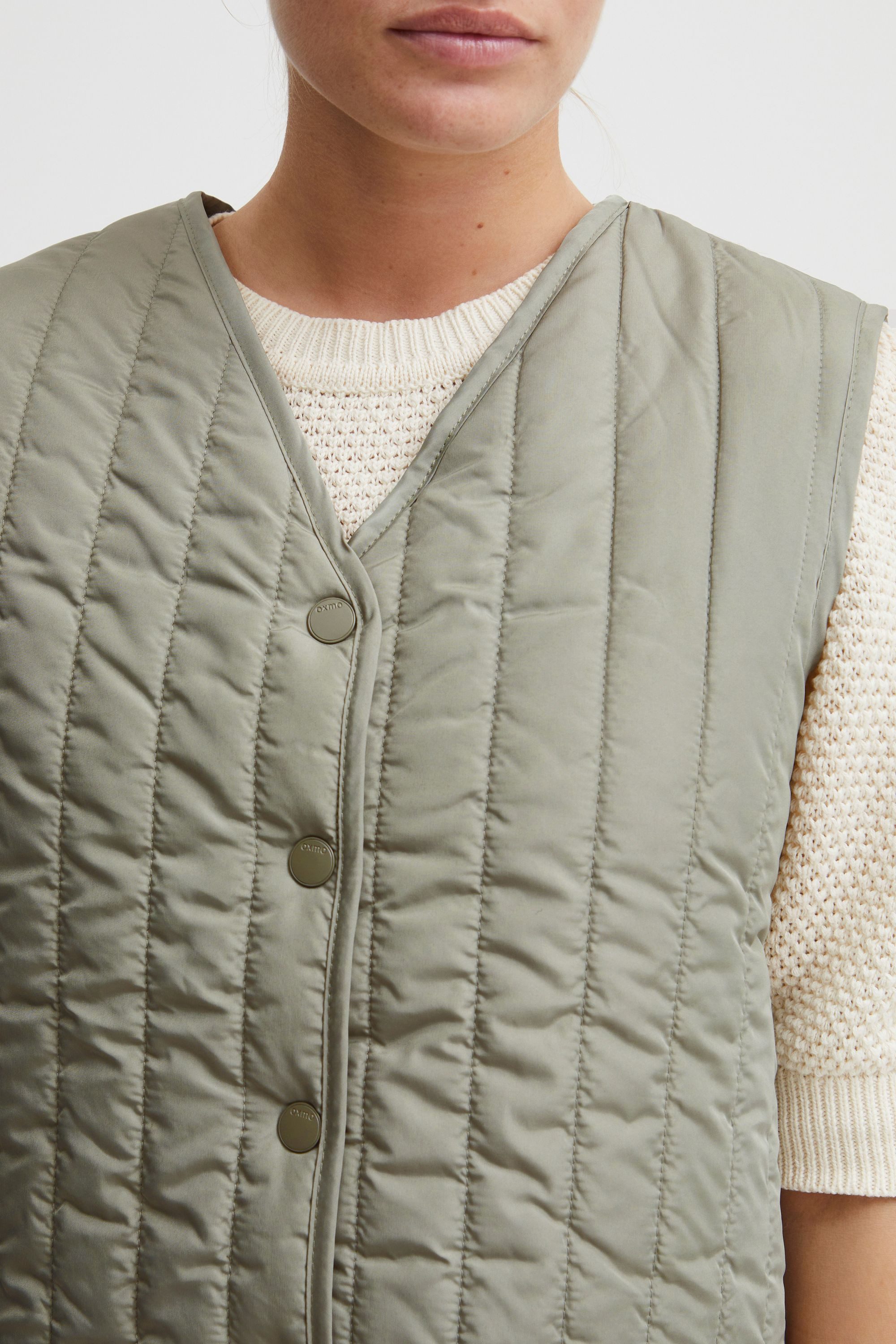OXMO Strickweste OXSadget Modische Jacke