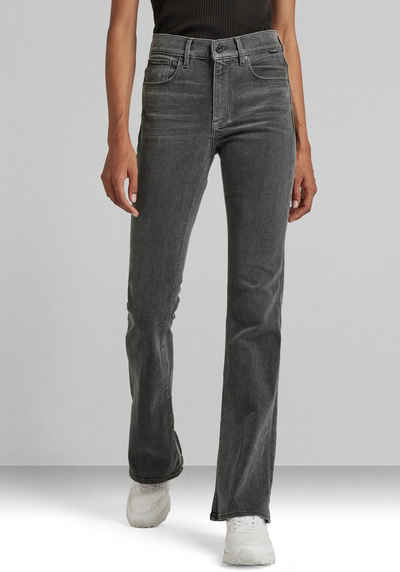 G-Star RAW Bootcut-Jeans »3301 Flare Jeans« perfekter Sitz durch Elasthan-Anteil