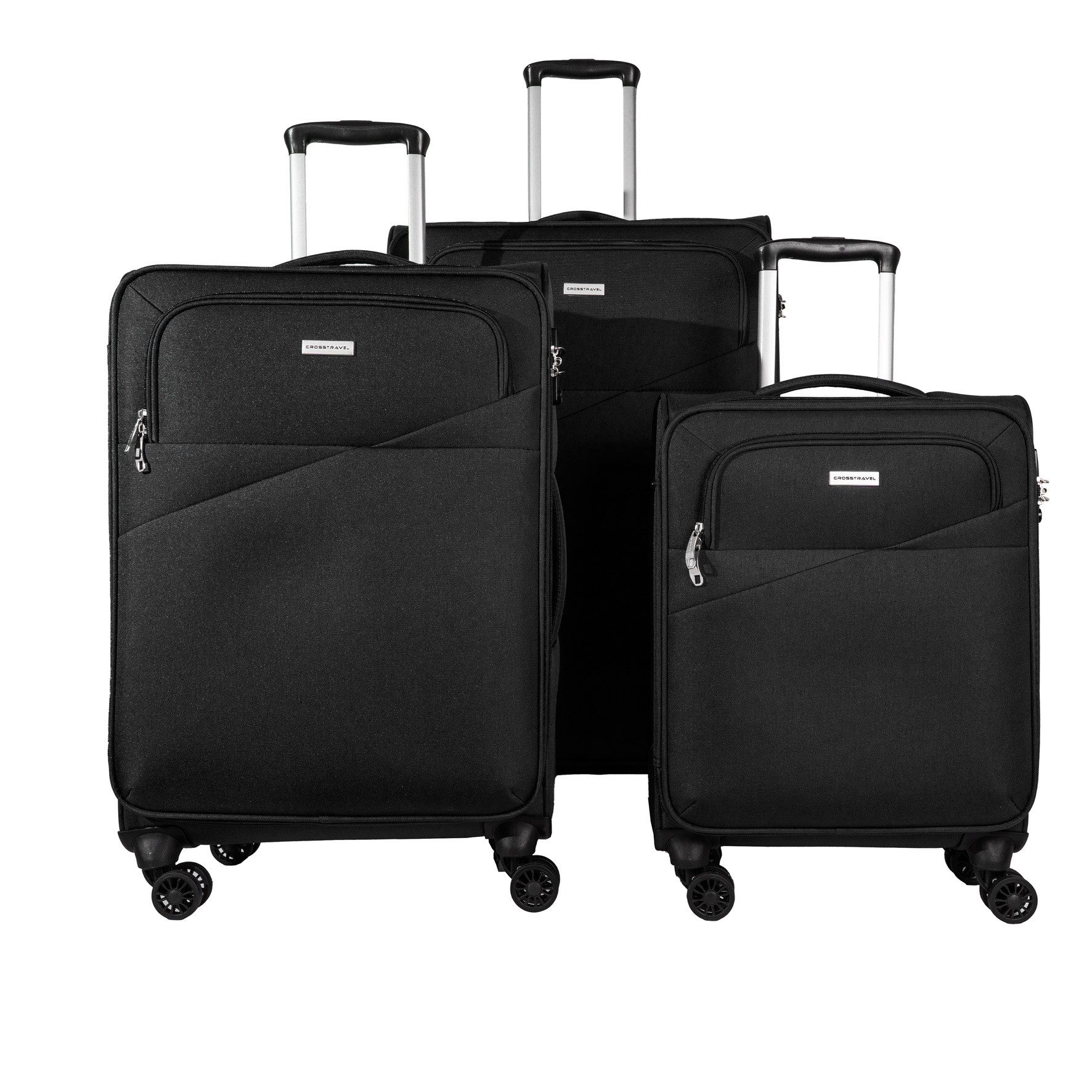 Crosstravel Kofferset Madison, 4 Rollen, (3 günstig online kaufen