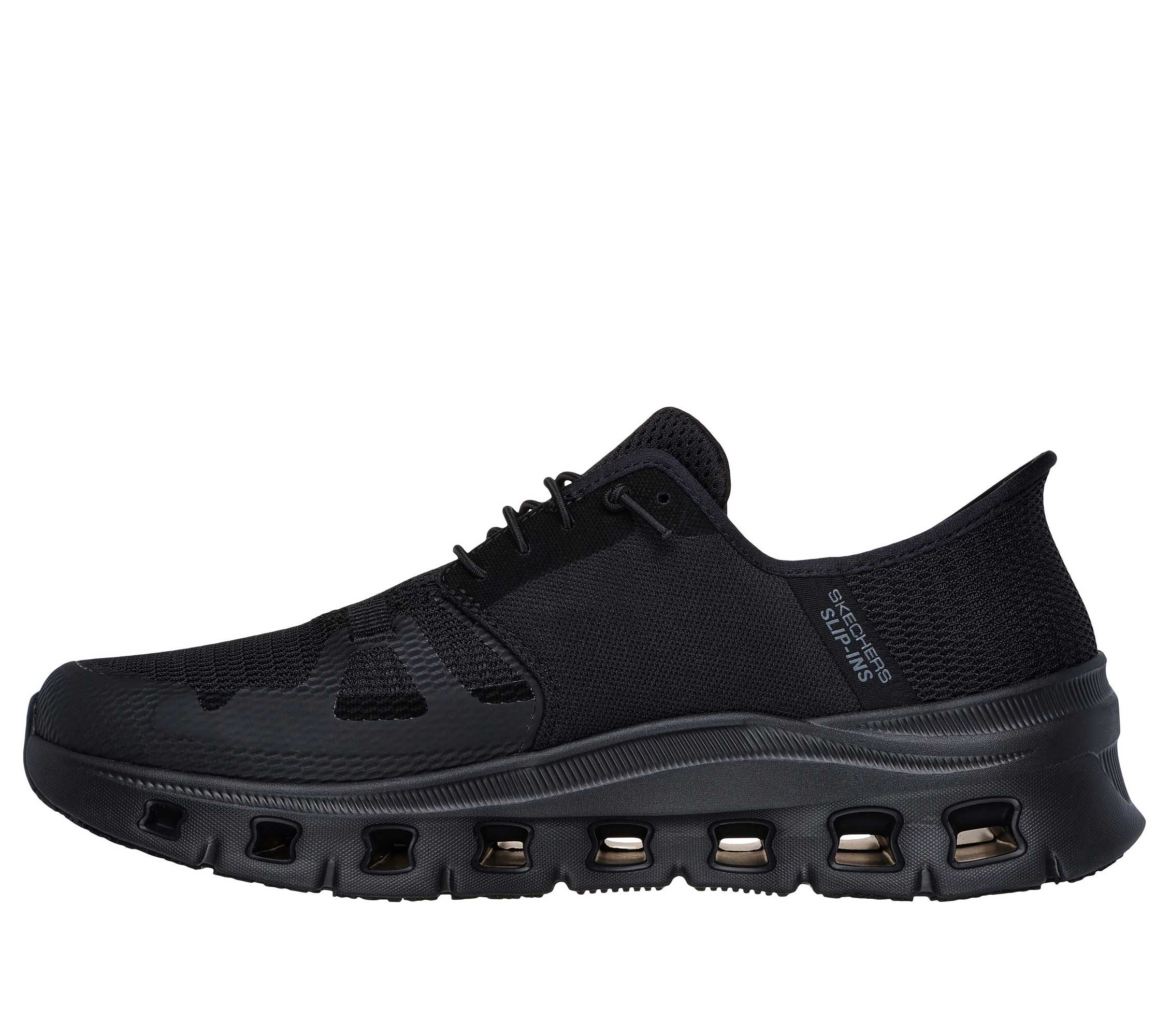 Skechers GLIDE-STEP PRO OB SR Berufsschuh Herren Slip-On ohne Schnüren Arbeitsschuh Air-Cooled - Memory Foam - Vegan - EN ISO 20347:2022+A1:2024