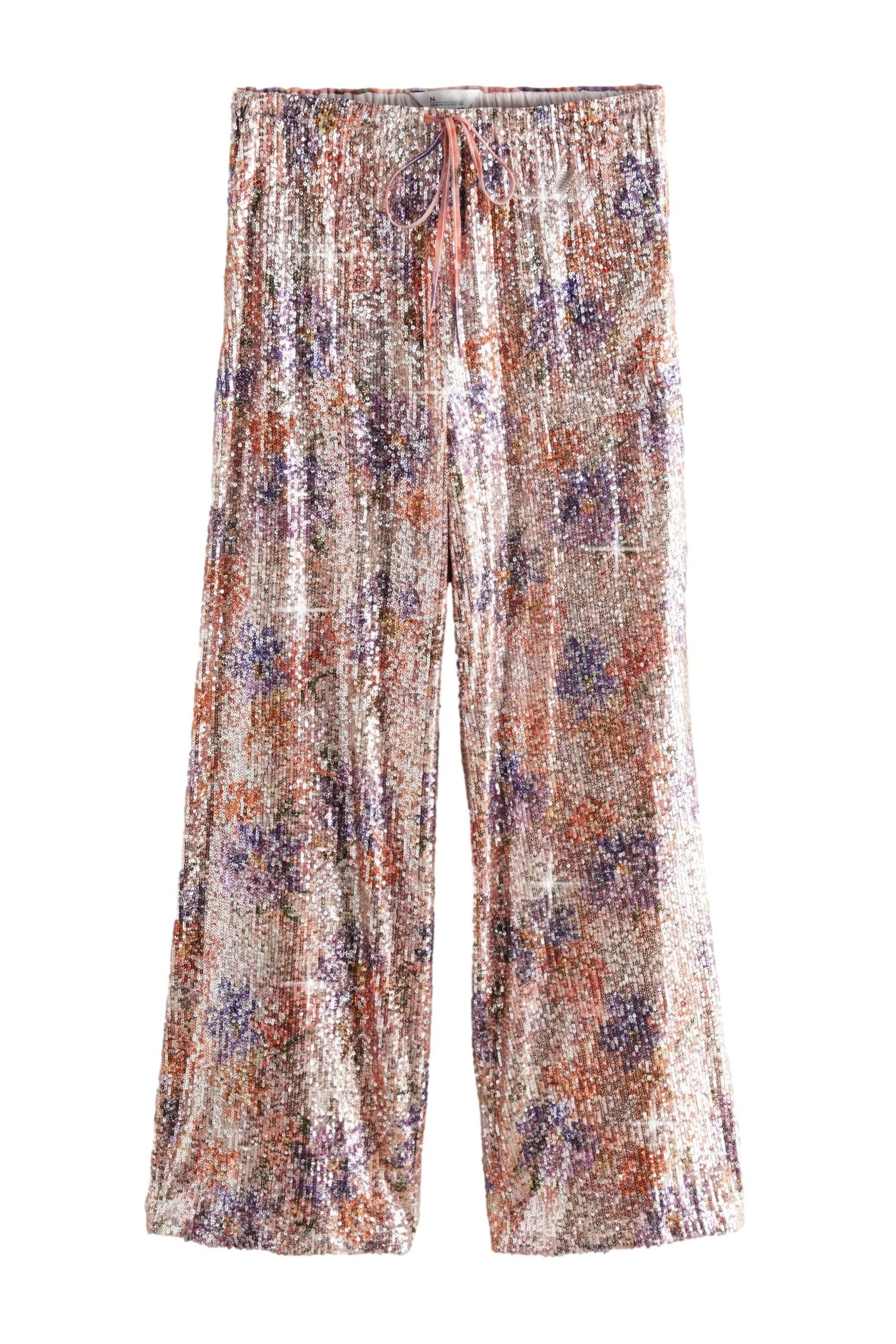 Next Palazzohose Geblümte Hose mit weitem günstig online kaufen