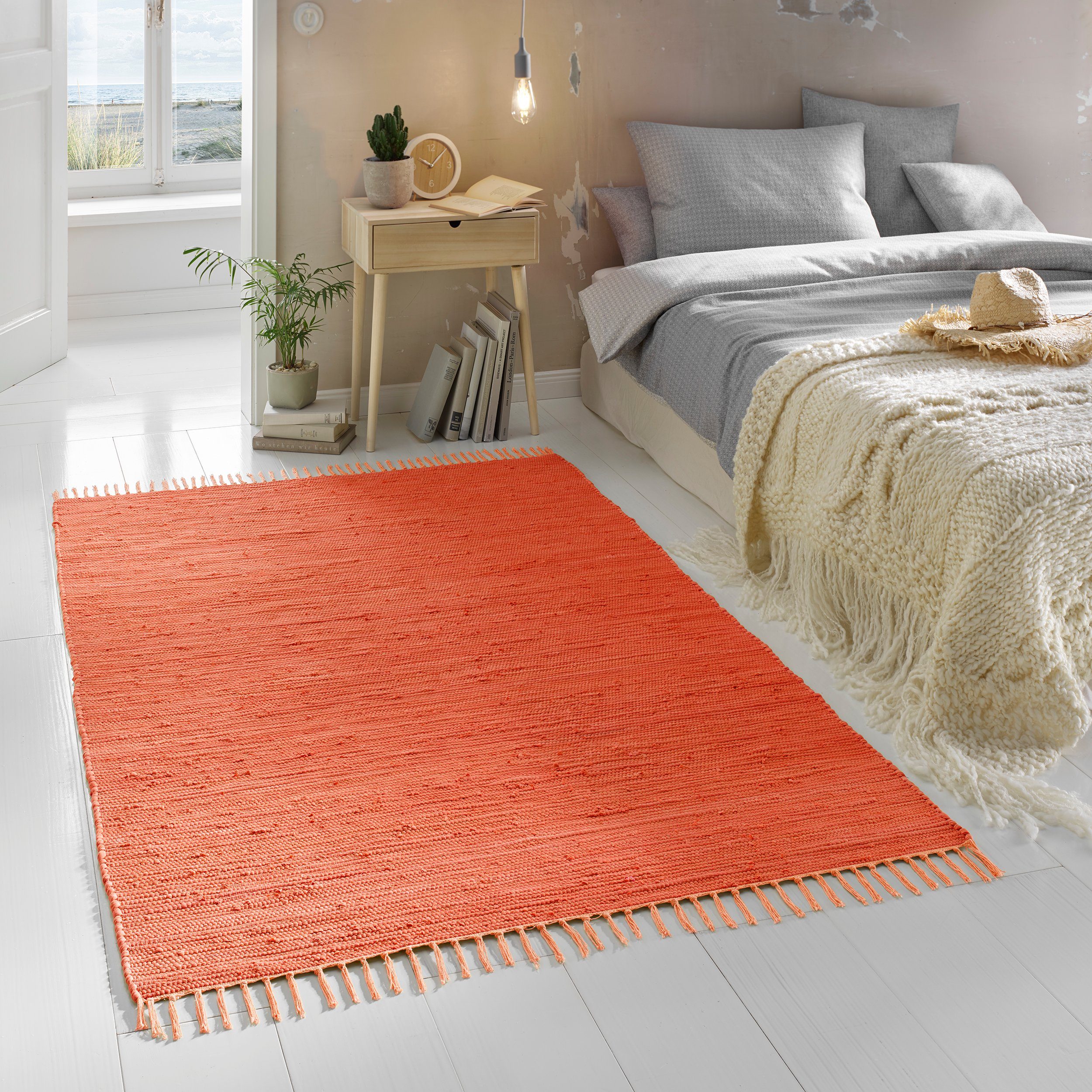 TaCa Home Teppich Handweb Flicken-Teppich Fleckerl, günstig online kaufen