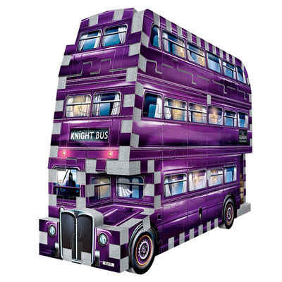 Wrebbit 3D-Puzzle The Knight Bus Mini (130 Teile) - Harry Potter, Puzzleteile
