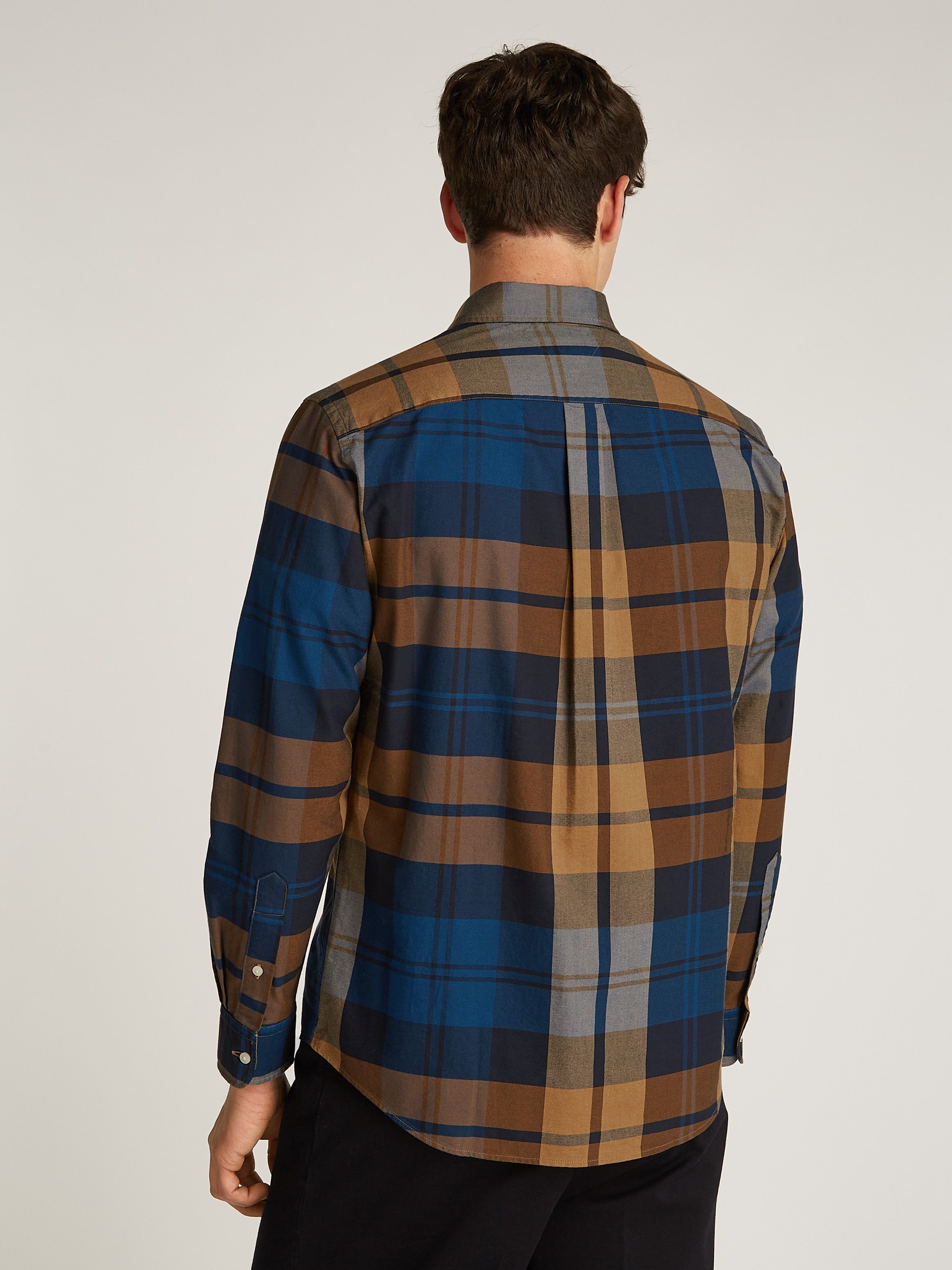 Tommy Hilfiger Langarmhemd OXFORD BLACKWATCH CHK Regular Fit SHIRT günstig online kaufen