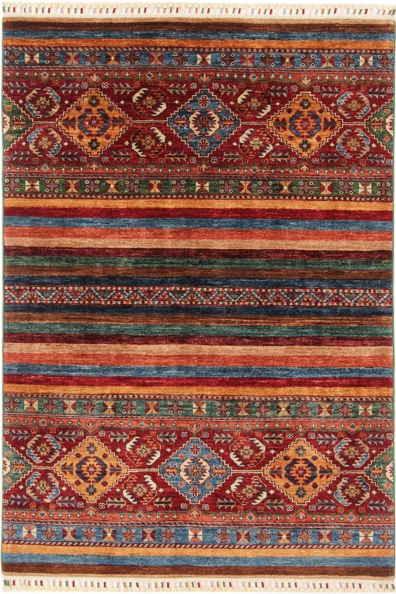 Orientteppich Arijana Shaal 118x176 Handgeknüpfter Orientteppich, Nain Trading, rechteckig, Höhe: 5 mm