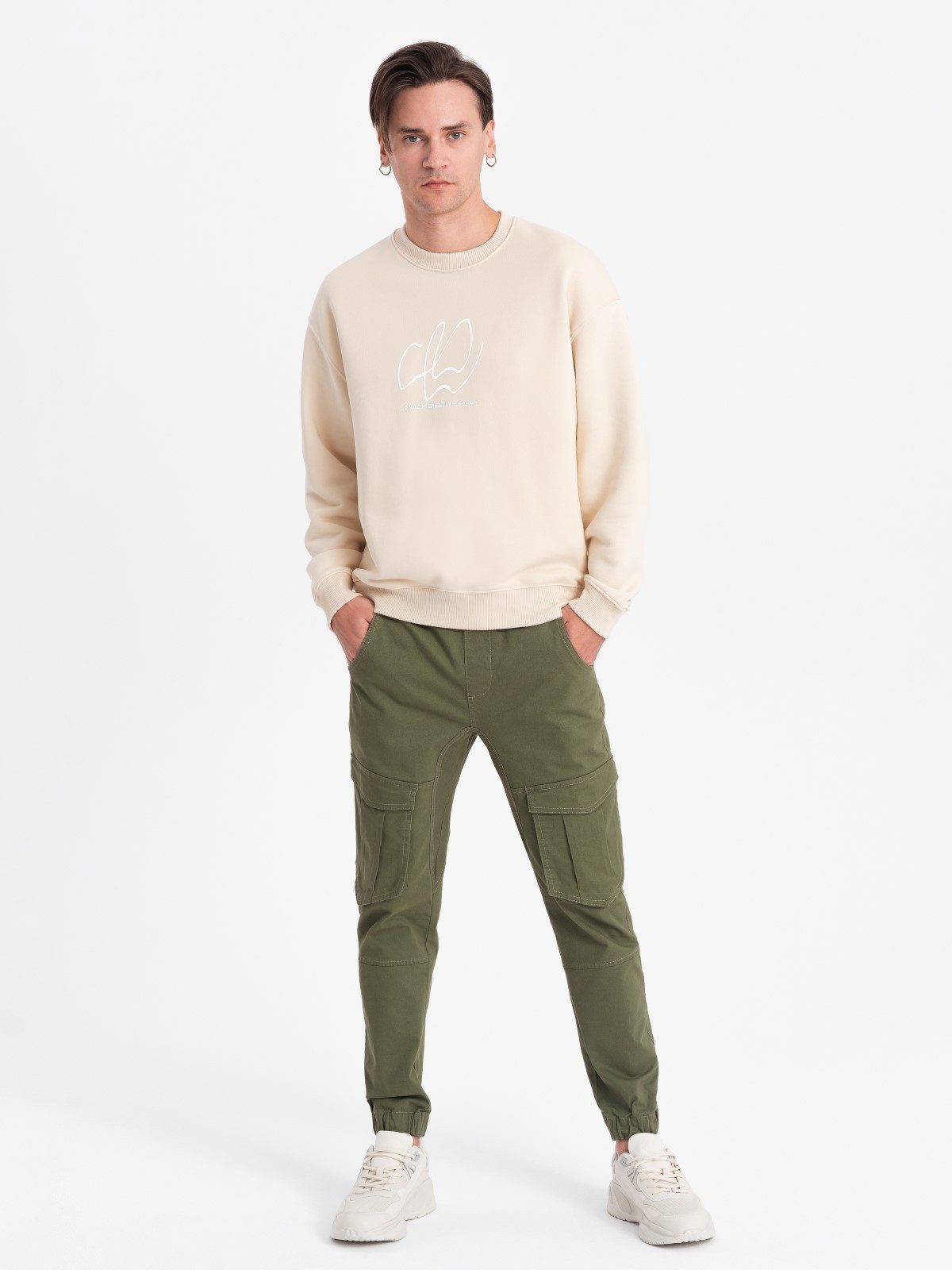 OMBRE Jeggings Herrenhose Jeggings mit Cargo-Taschen günstig online kaufen