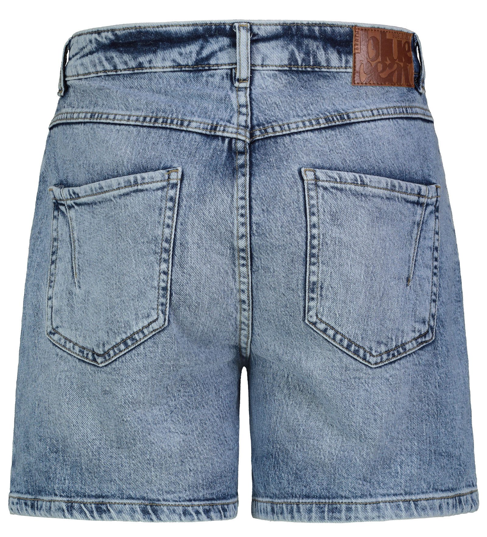 SUBLEVEL Shorts Damen Jeans Bermudas kurze Hose Baumwolle Sommer Stoff günstig online kaufen