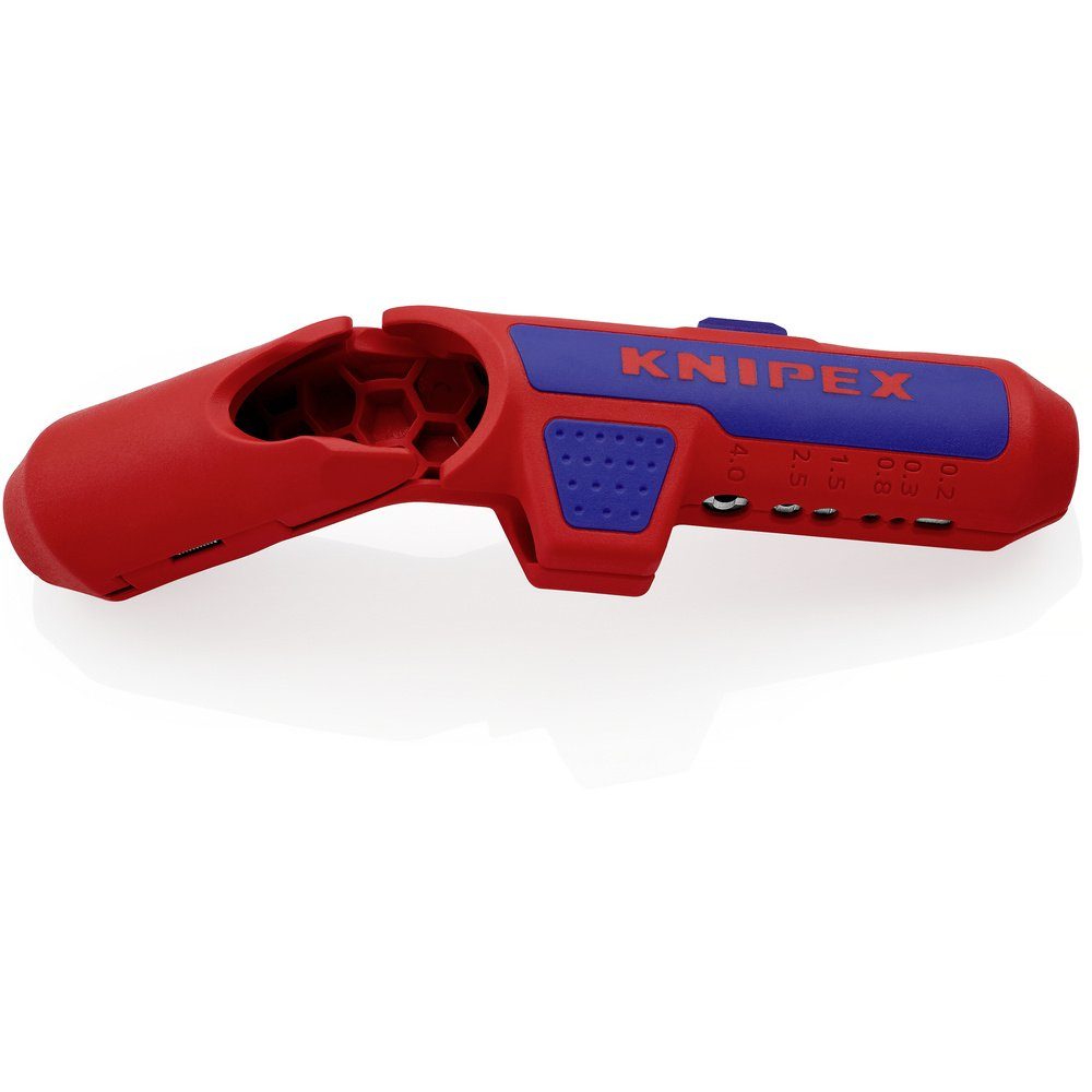 Kabelmesser Knipex 16 95 02 SB ErgoStrip Kabelentmanteler Geeignet für Rundkabel