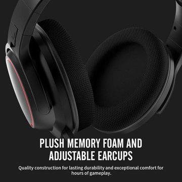 NUBWO Gaming-Headset (Noise Cancelling-Mikrofon Kompatibel mit PC, PS5, Xbox One, Stereo-Surround Gaming-Headset für PS4 mit abnehmbarem)