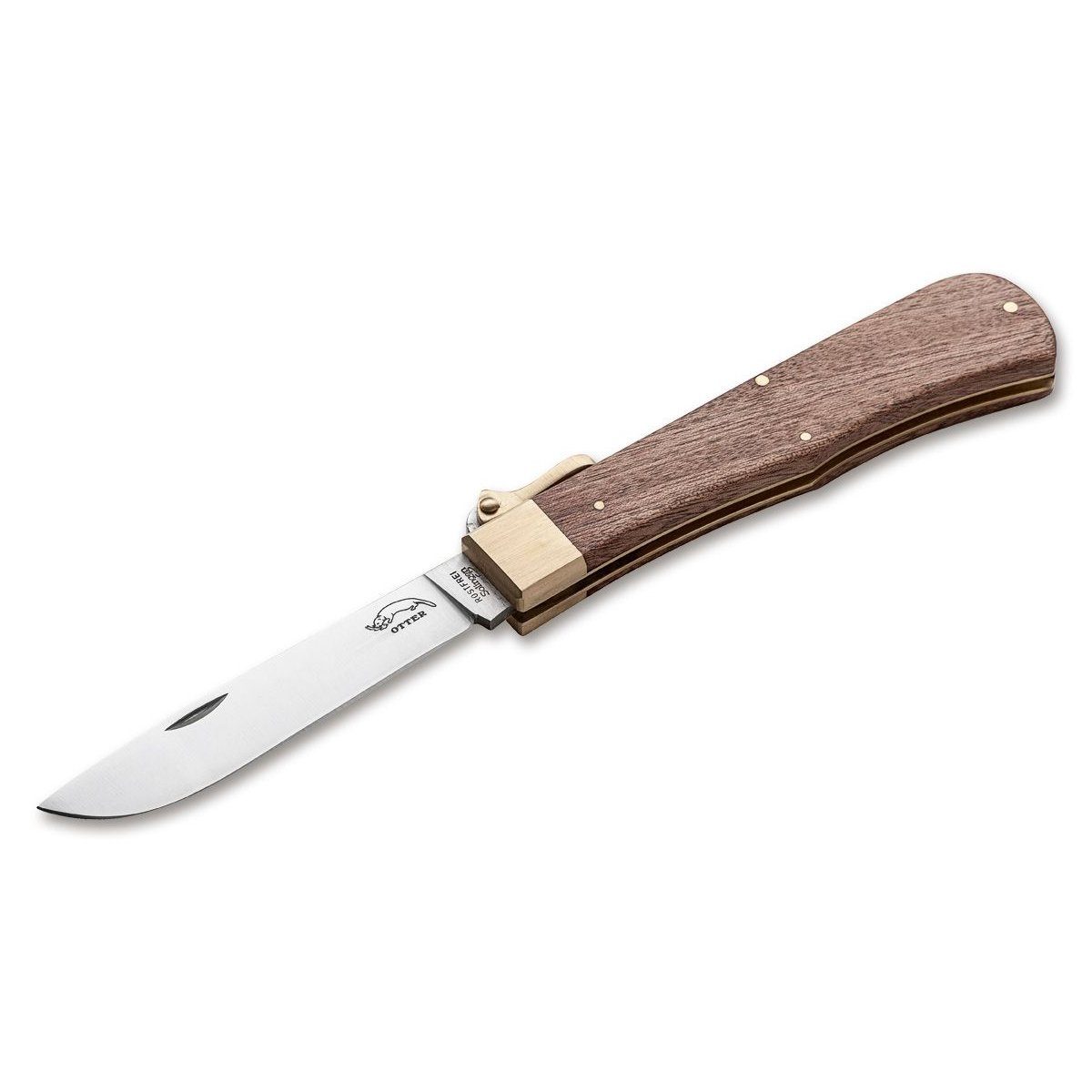 Otter Messer Taschenmesser 05 Sapeli Klappbügel-Taschenmesser, Klinge rostfrei, Backlock | Taschenmesser