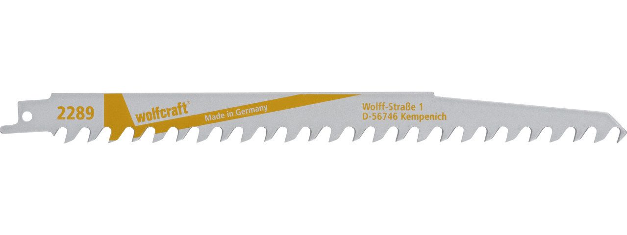 Wolfcraft Säbelsägeblatt Wolfcraft Säbelsägeblatt-Set 2 Stück 218 mm HCS