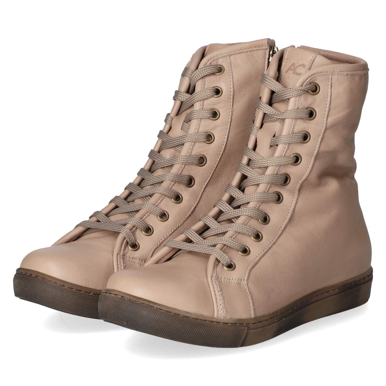 Andrea Conti Andrea Conti Schnürstiefeletten 03428560-640 Damen Glattleder grey Winterstiefel