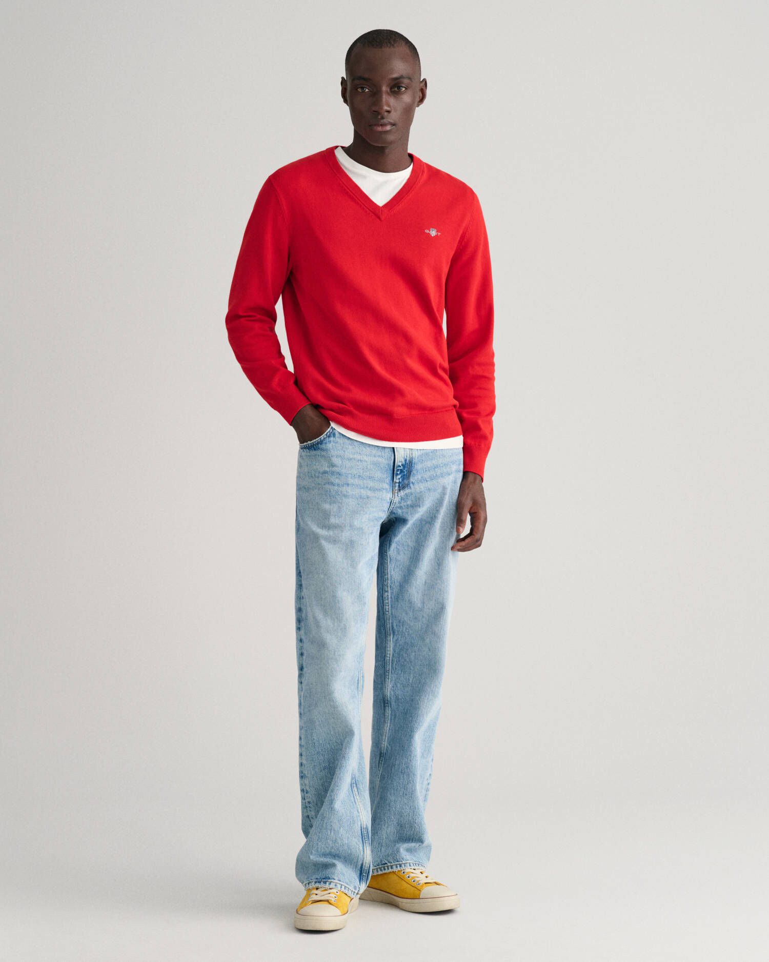 Gant Strickpullover Herren Strickpullover CLASSIC COTTON günstig online kaufen