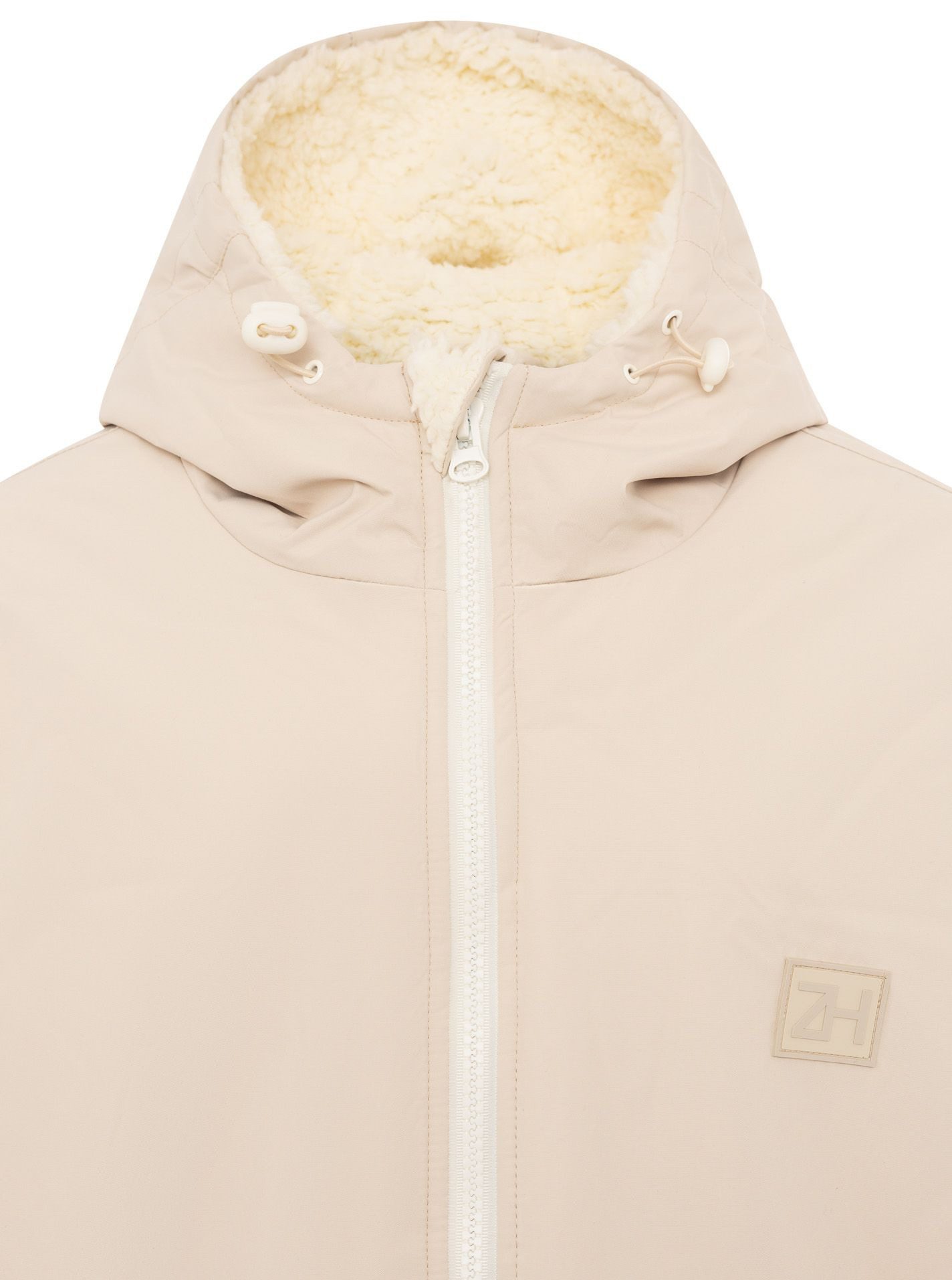 Zwillingsherz Windbreaker Oversize "Windjacke" Seitentaschen, Kapuze, Weicher Stoff, Fällt größer aus