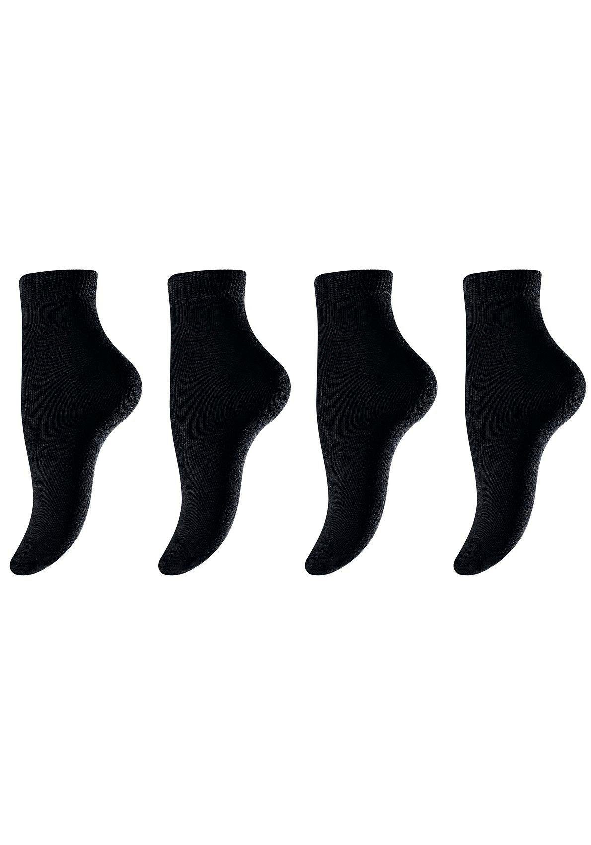 Farbzusammenstellungen H.I.S 4-Paar) unterschiedlichen Socken in (Set, schwarz