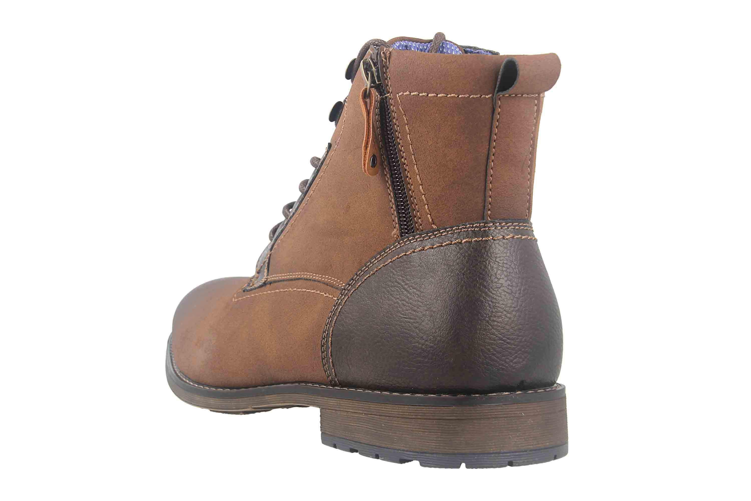 Mavins 3HH0180203 3500 D.Brown PU Nubuck Schnürboots günstig online kaufen