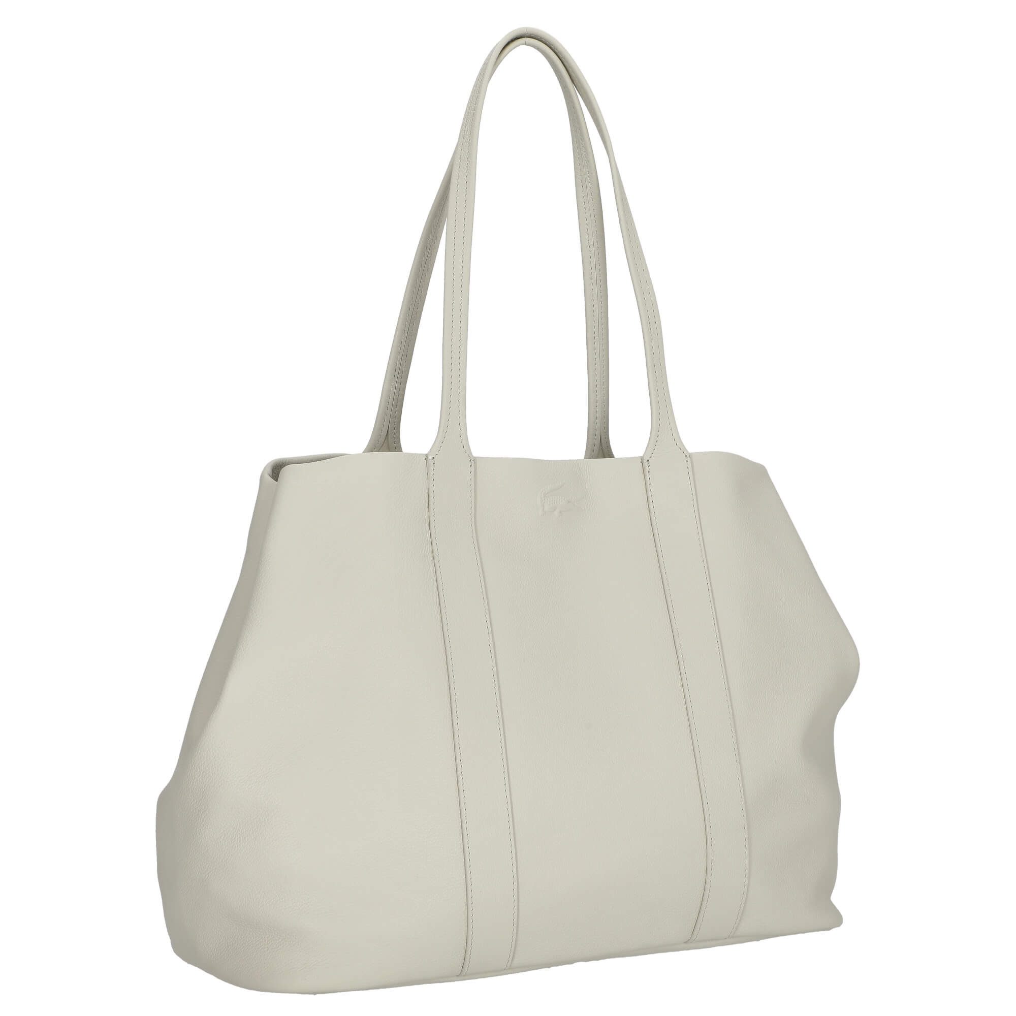 Lacoste Shopper City Court - Shopper XL 15" 40 cm (bone white)