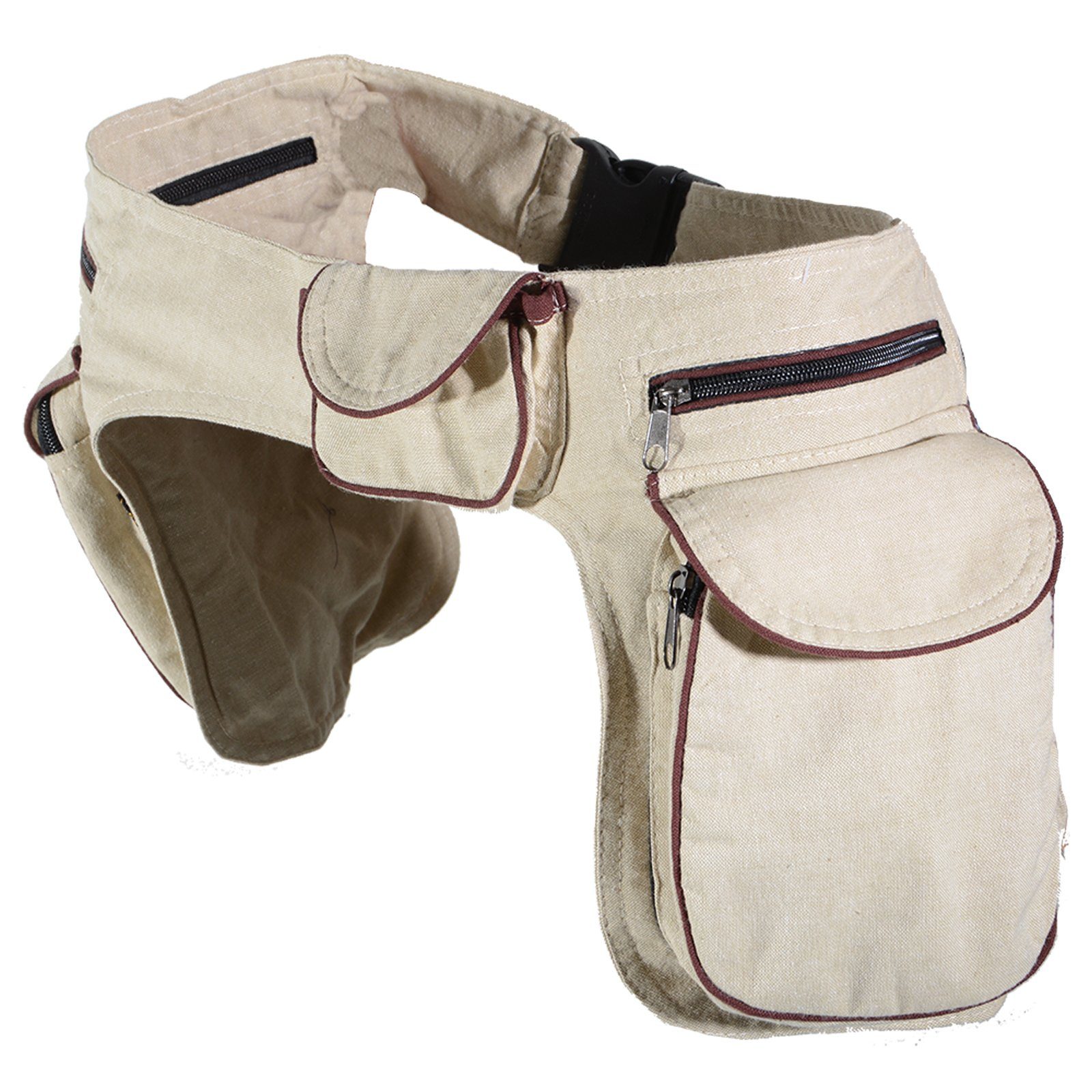 KUNST UND MAGIE Bauchtasche Doppel Bauchtasche Sidebag Gürteltasche Festival Hippie Hüfttasche