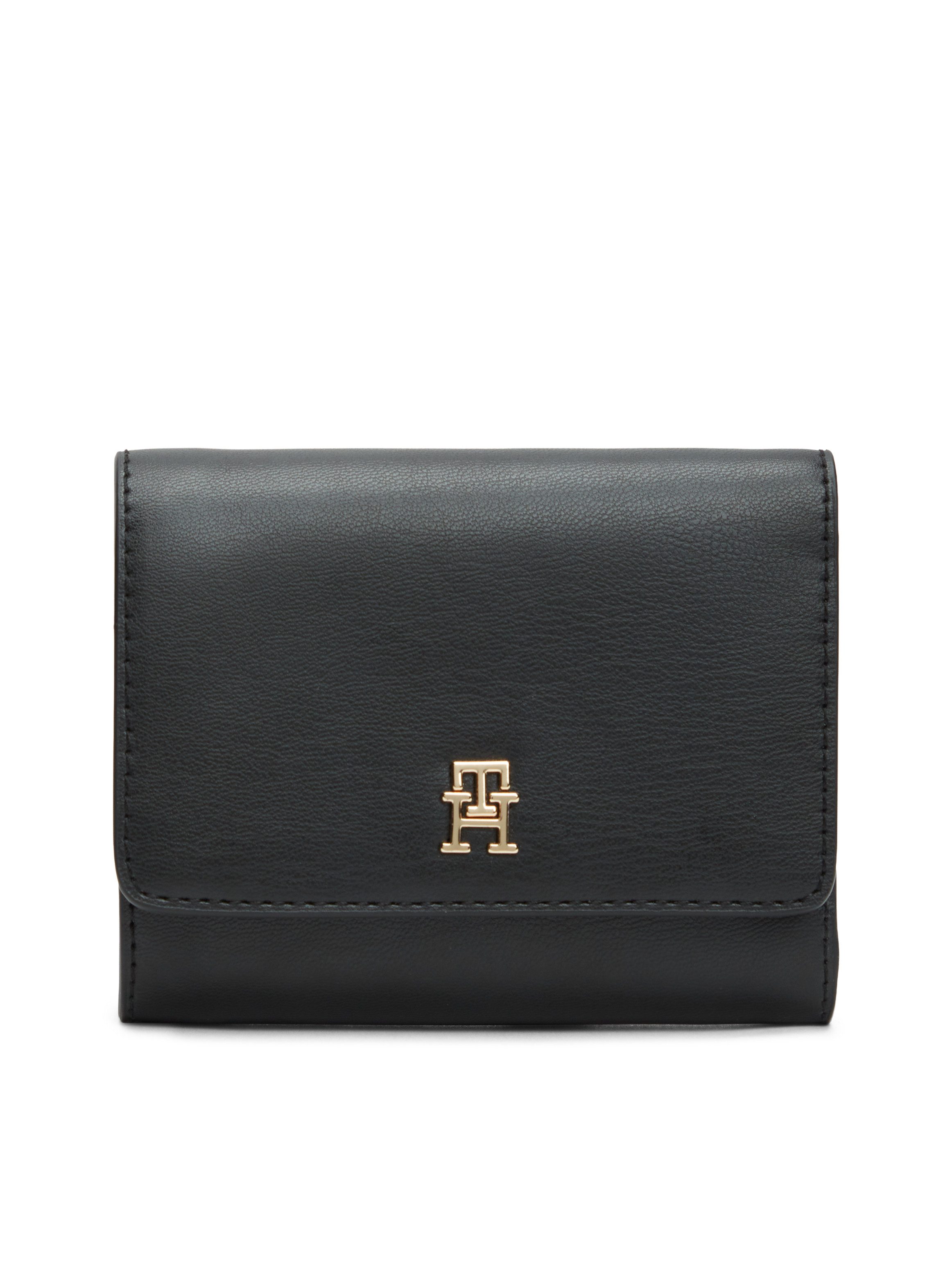 Tommy Hilfiger Geldbörse TH ICON TRIFOLD, Damen Geldbeutel, Portemonnaie mit TH-Logo