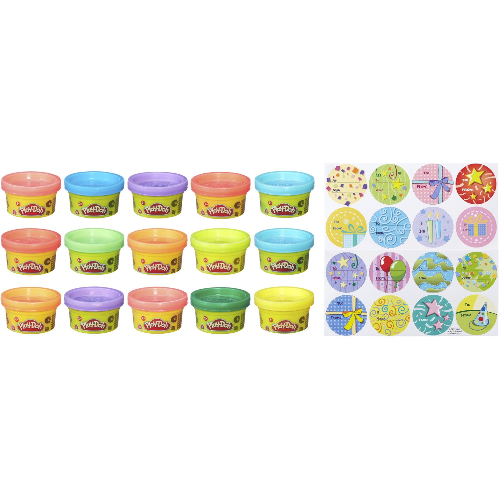 Hasbro Knete Play-Doh Partyknete mit Stickern