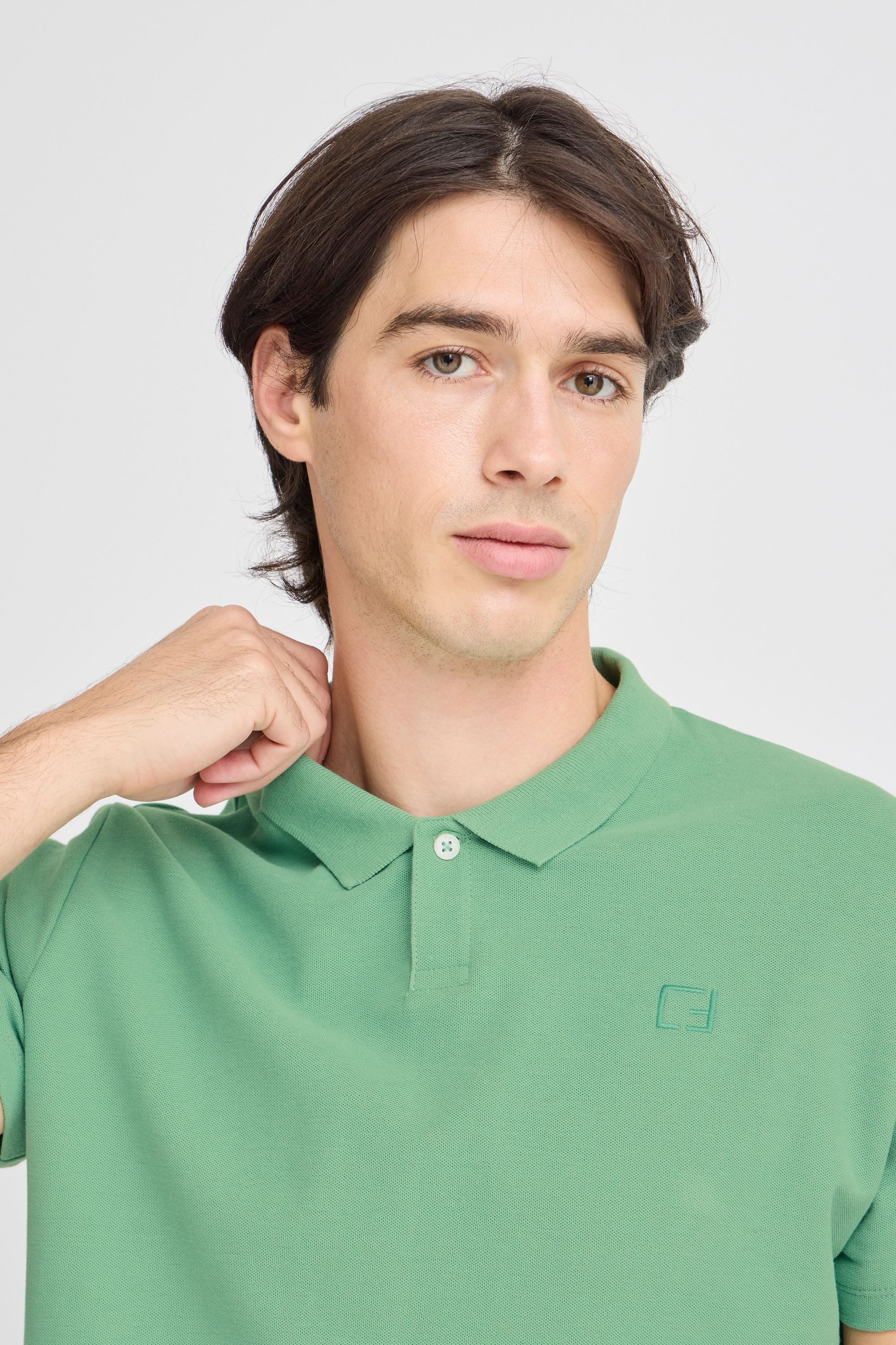 Casual Friday Poloshirt CFTristan Modernes Poloshirt mit Knopfleiste