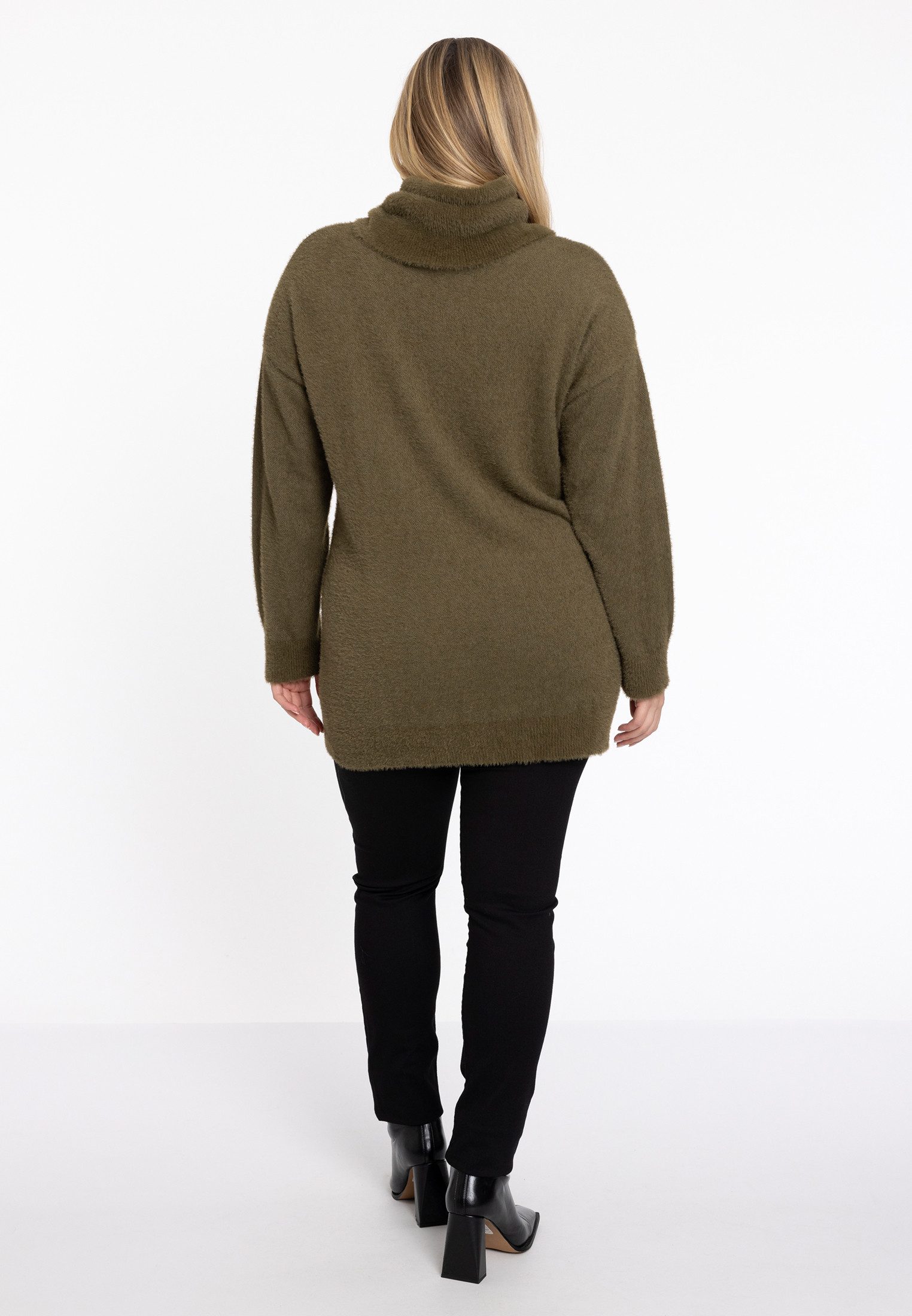 YOEK Longpullover Damen Pullover Große Größen