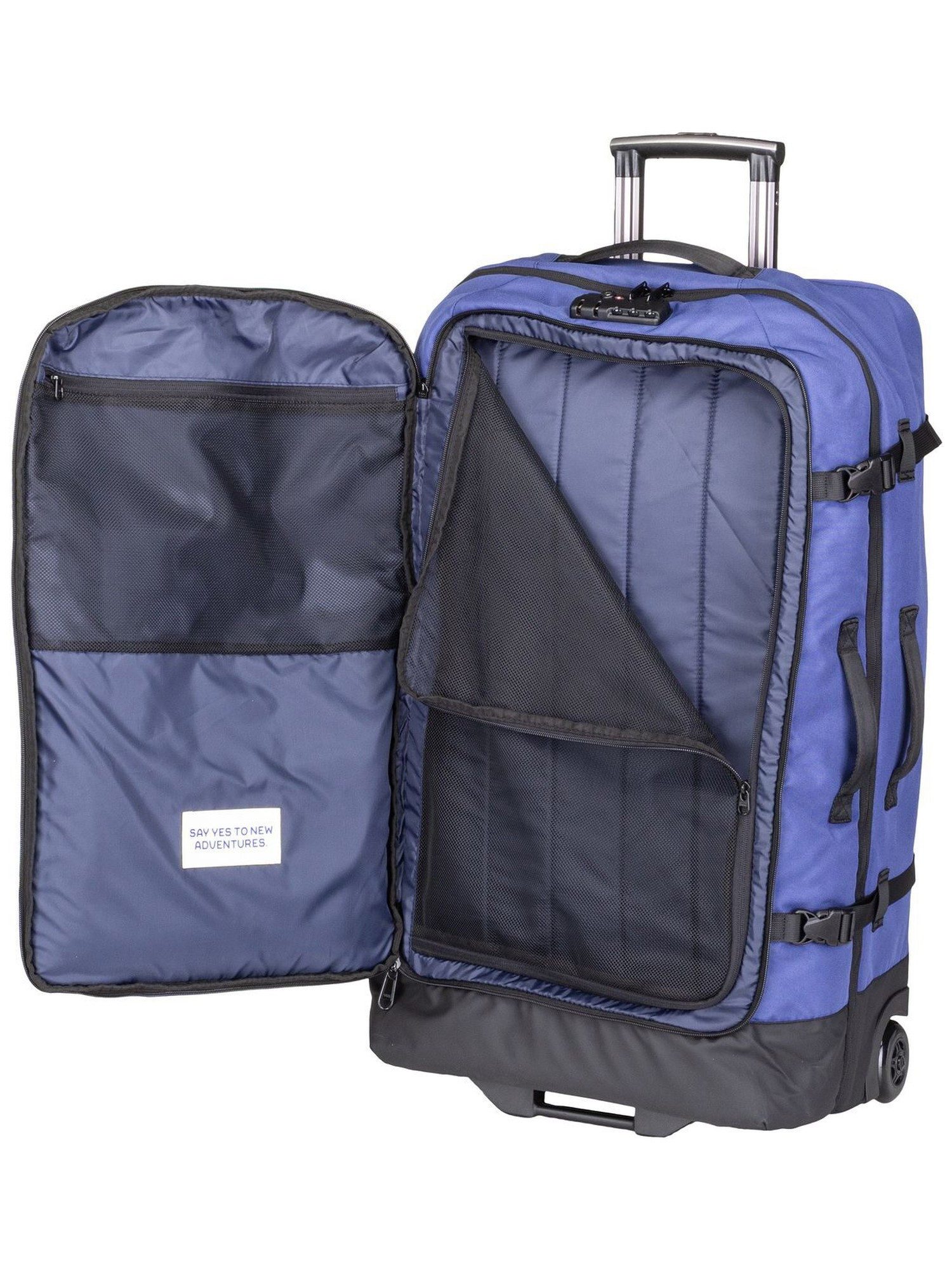CABAIA Trolley Soft Suitcase Large, 2 Rollen
