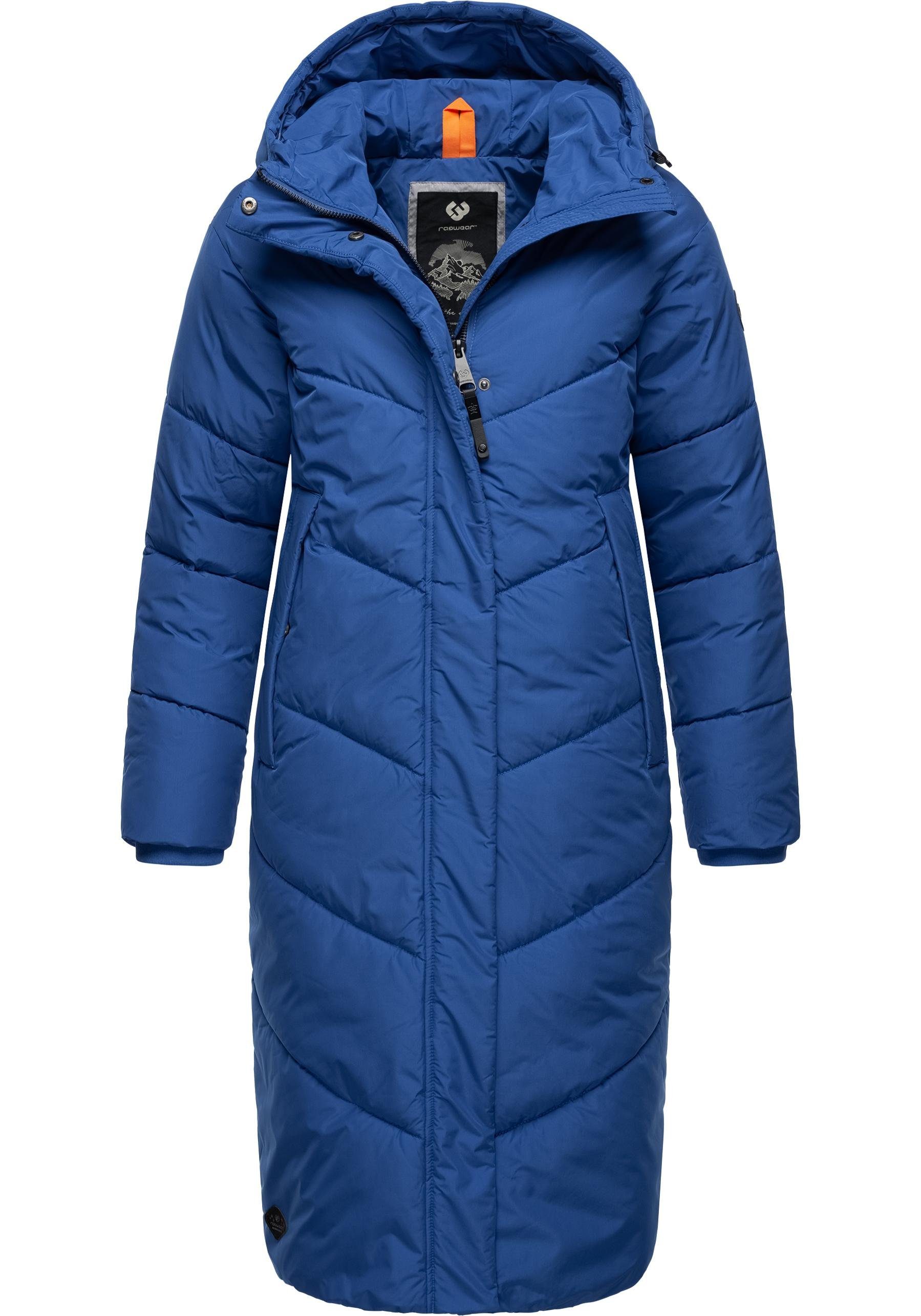 Ragwear Wintermantel Suminka Wasserdichter Damen Winter Steppmantel