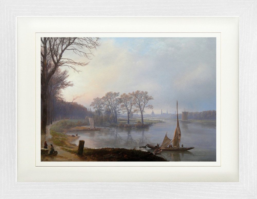 Poster Johan Christian Dahl Gerahmtes Bild Mit Edlem Passepartout