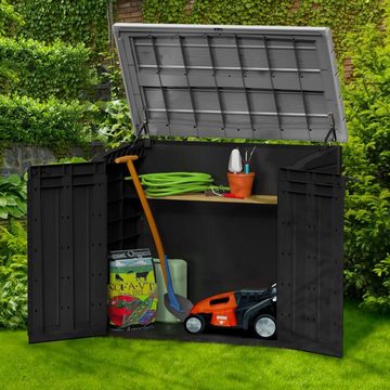 Keter Gartenbox Garten-Lagerschrank Store It Out Max Anthrazit und Grau