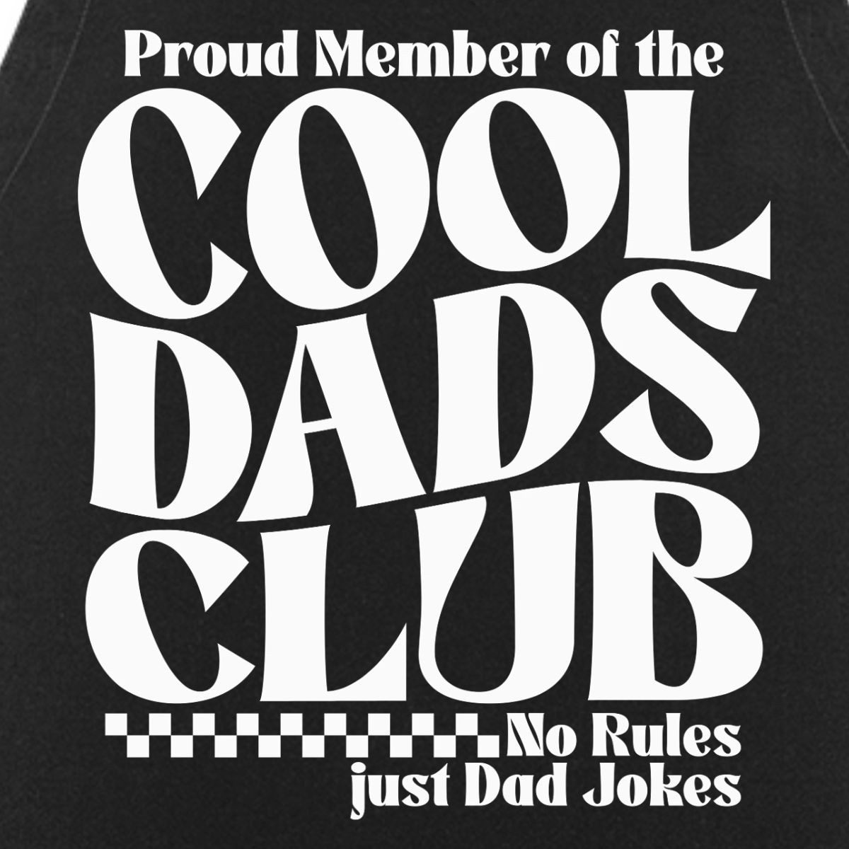Spreadshirt Kochschürze Cool Dads Club No Rules Just Dad Jokes Kochschürze, (1-tlg)