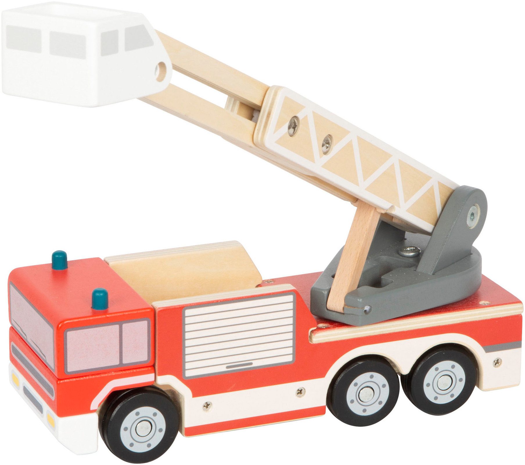 Small Foot Spielzeug-Feuerwehr Feuerwehr mit Drehleiter günstig online kaufen