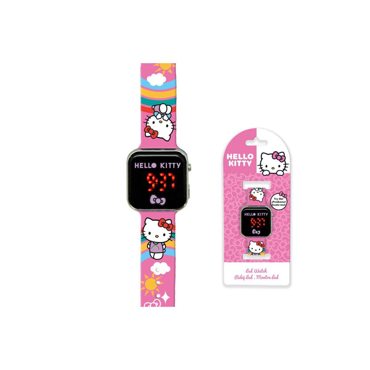 Hello Kitty Digitaluhr Hello Kitty Friends Digitale LED-Uhr Bunte Armbanduhr, (1-tlg)