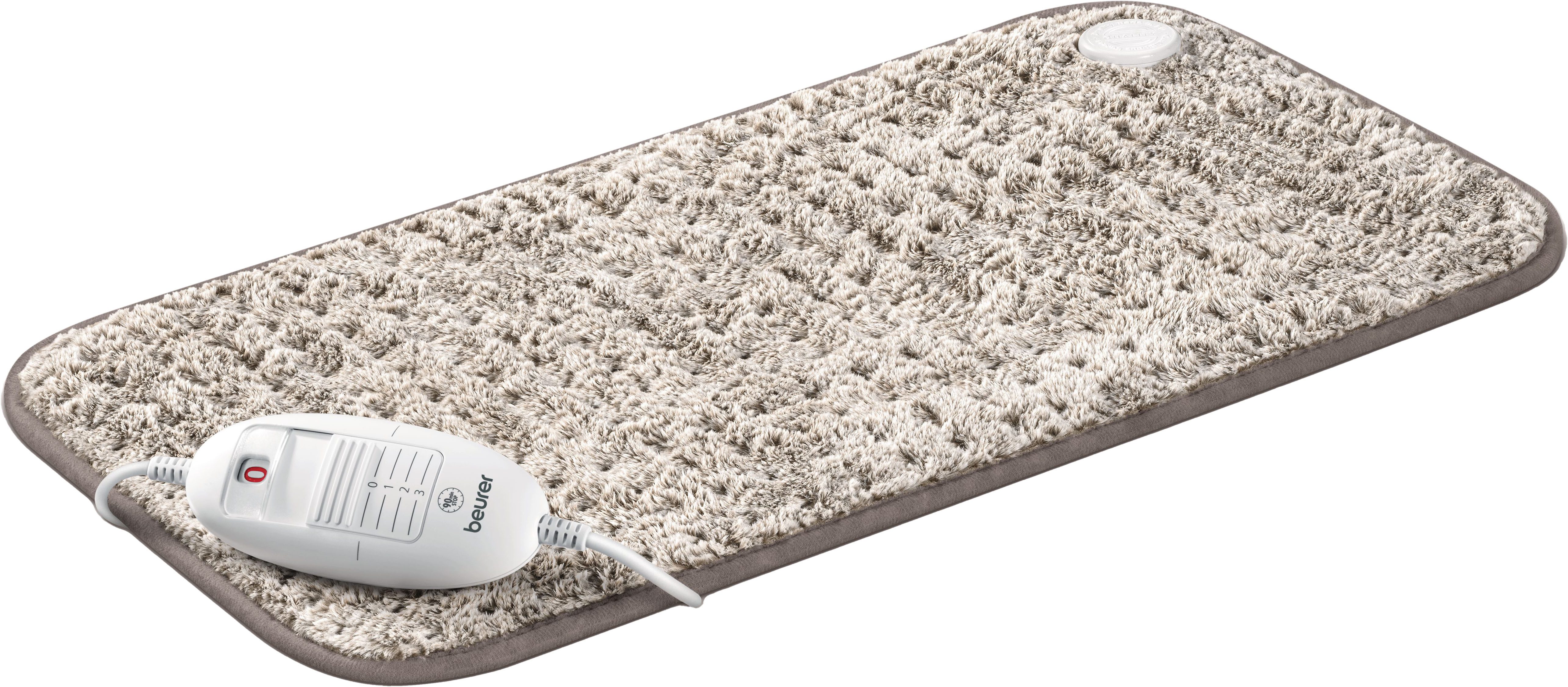 BEURER Heizkissen HK 123 XXL Format für kuschelige Wärme mit flauschigem Material, Mit 3 Temperaturstufen, maschinenwaschbar bis 30°C, 60 x 30 cm