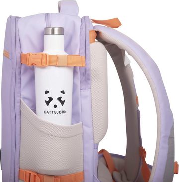 KATTBJØRN Schulrucksack Light, Purple Power, alle Innen- und Außenstoffe aus recyceltem PET