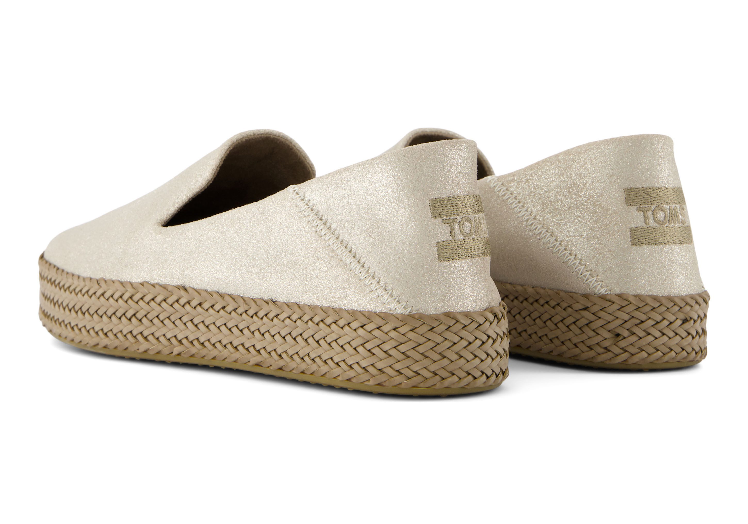TOMS Carolina Taupe Suede Espadrille Espadrille