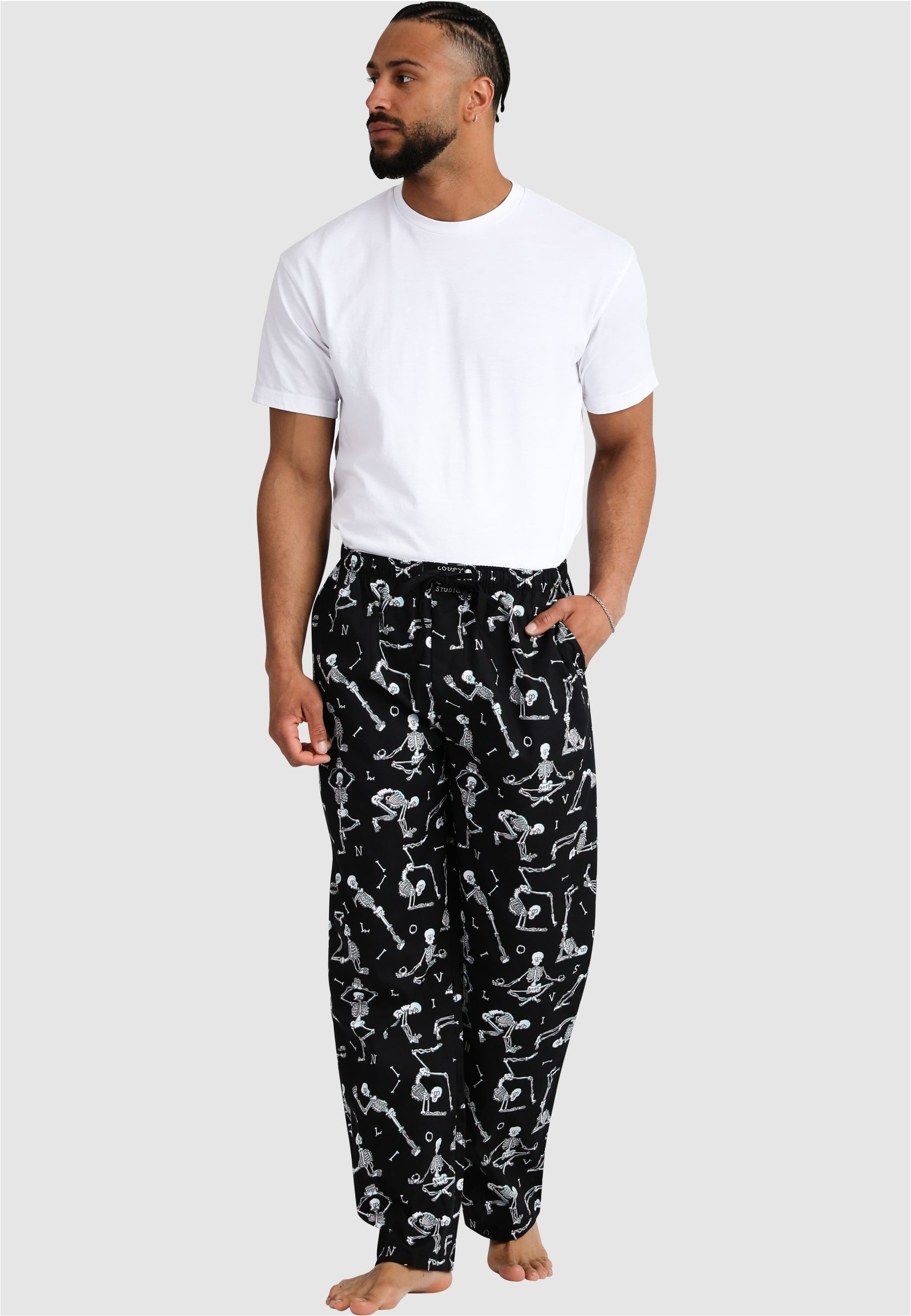 Lousy Livin Schlafhose Pants Pyjama Pant Yoga Studio mit lockerem Schnitt