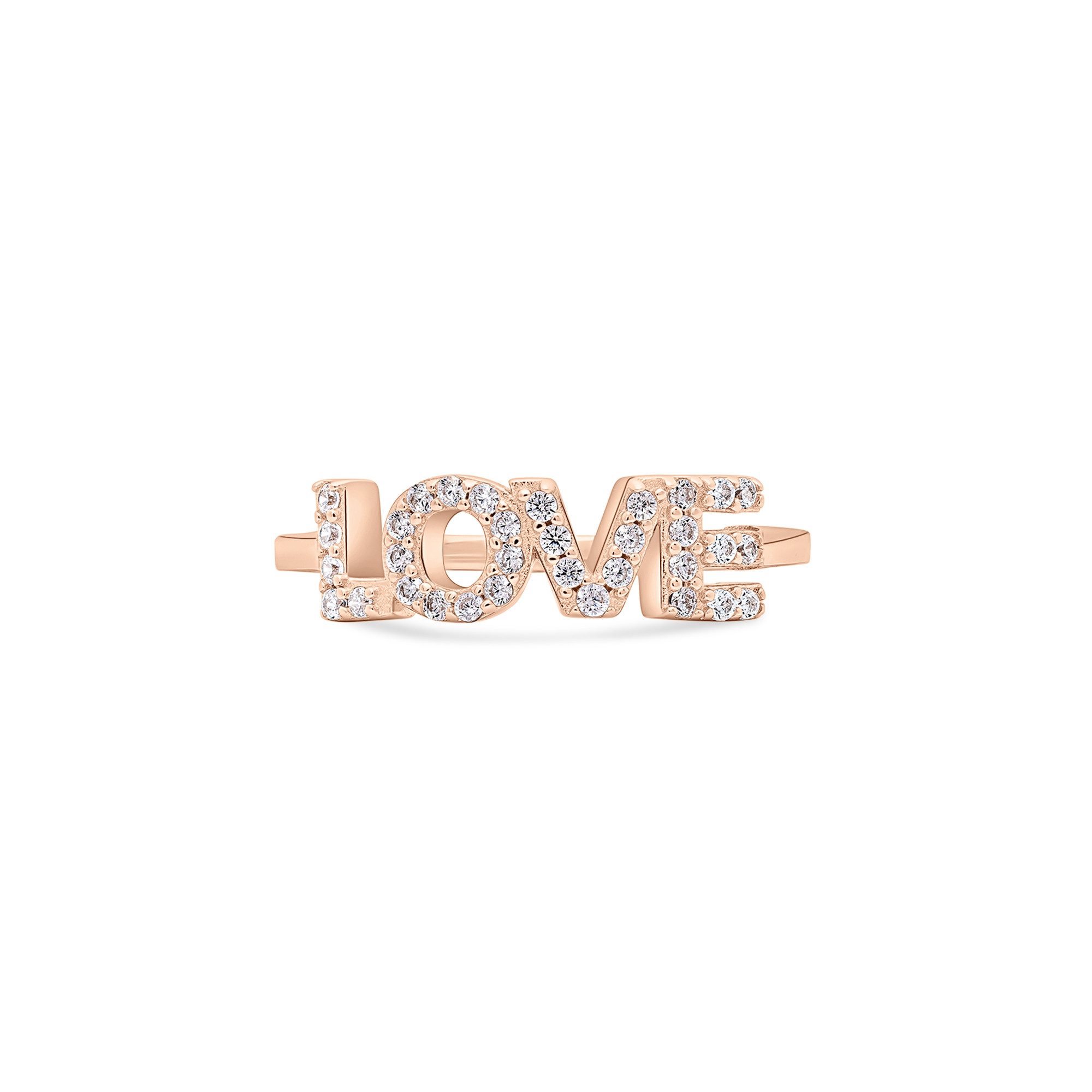 Tamaris Fingerring Schmuck Geschenk Ring Love, mit Zirkonia (synth)