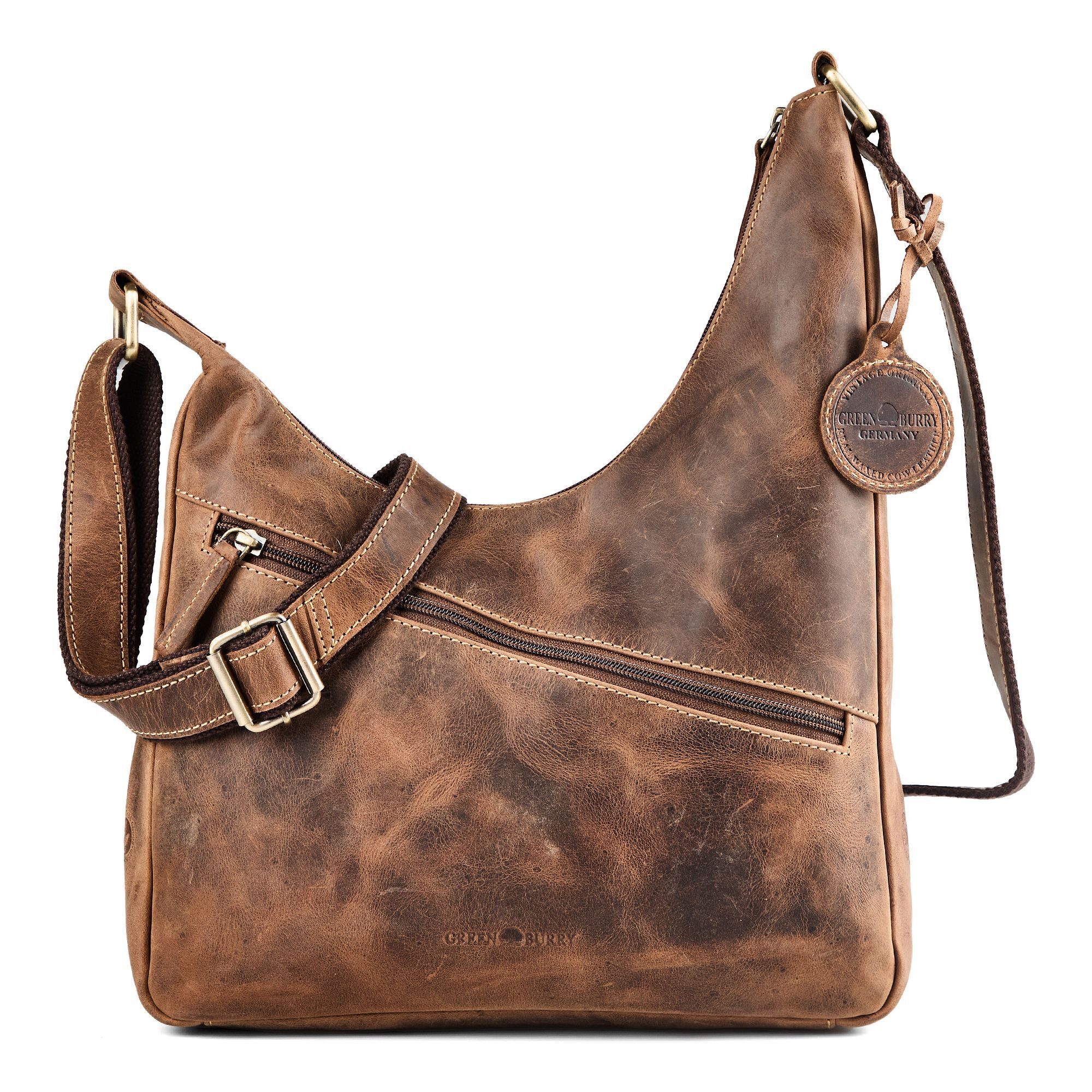 Greenburry Umhängetasche Vintage, Leder
