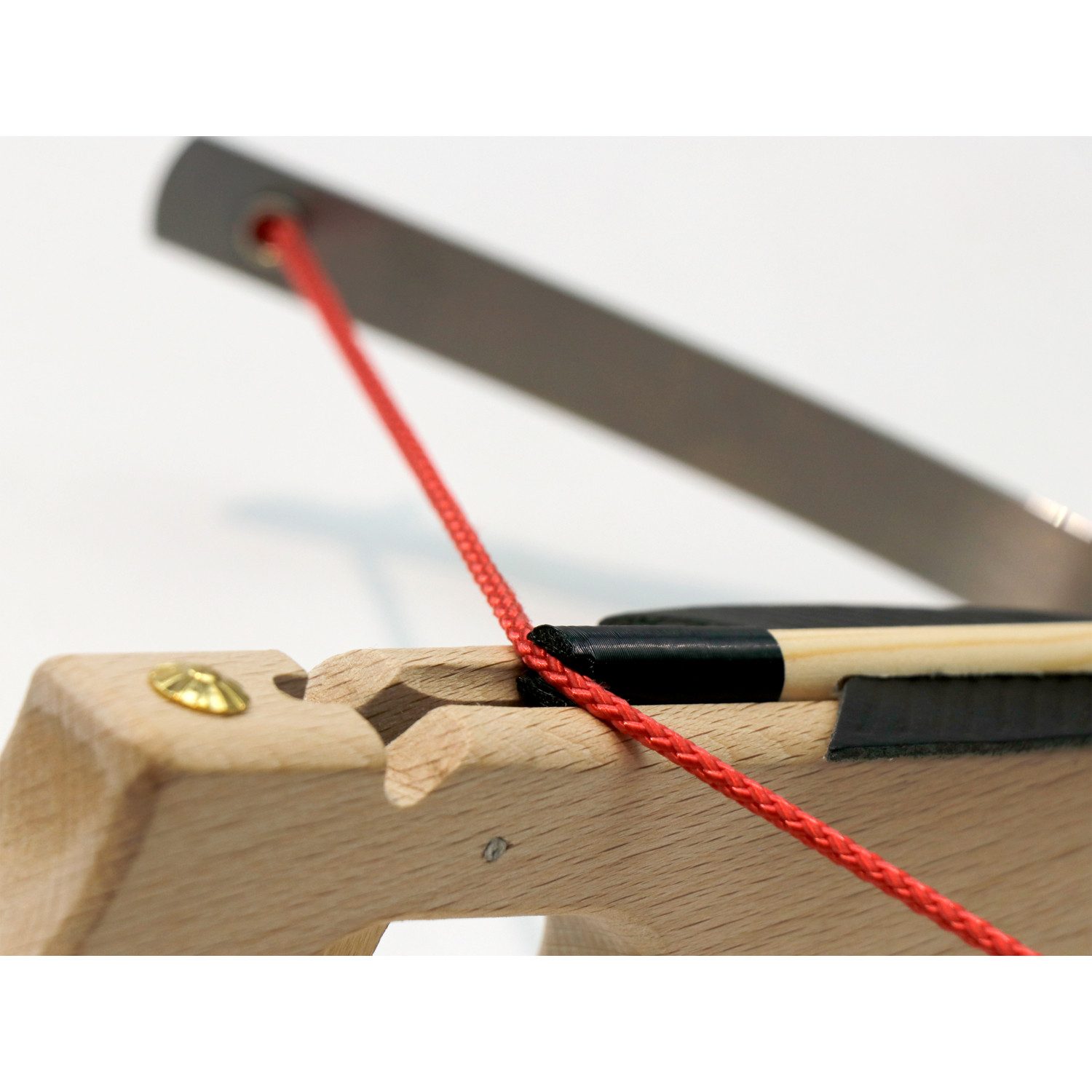 BestSaller Kinderbogenset Holz Hand-Armbrust mini mit Federstahlbogen (4-tlg), inklusive 3 Bolzen
