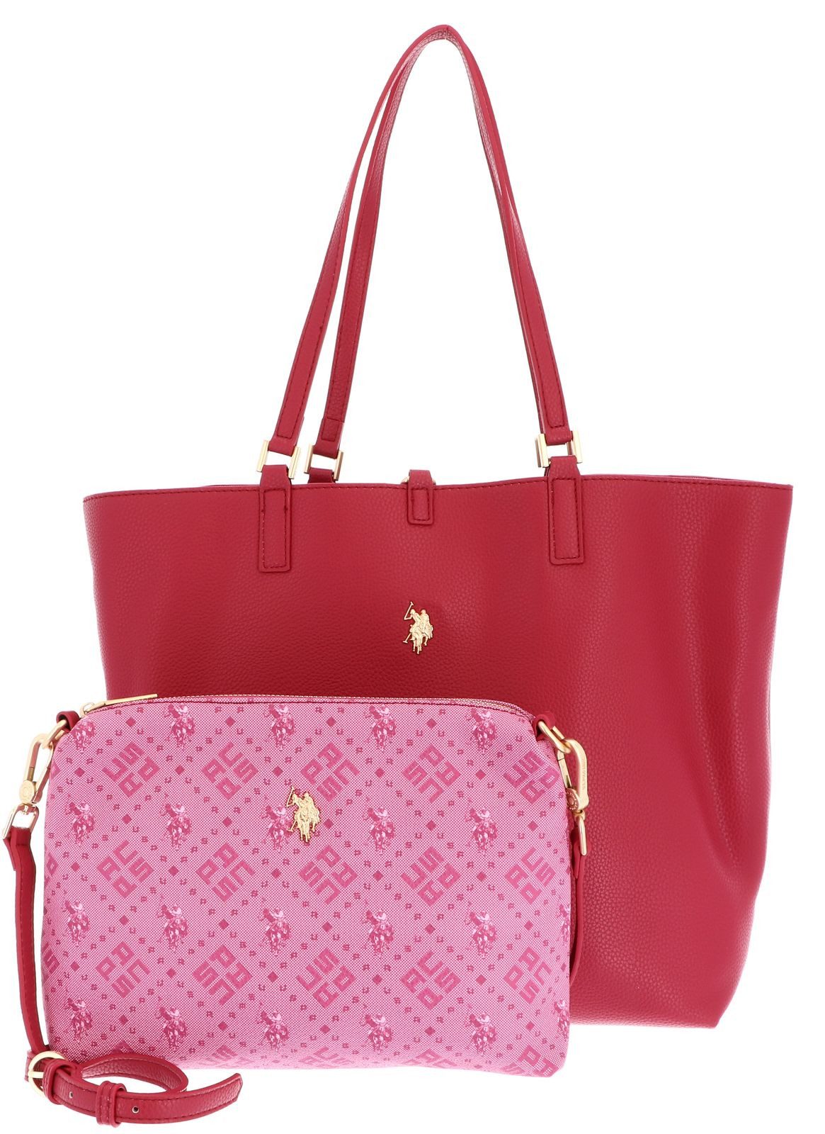 U.S. Polo Assn Schultertasche Shopping Bag günstig online kaufen