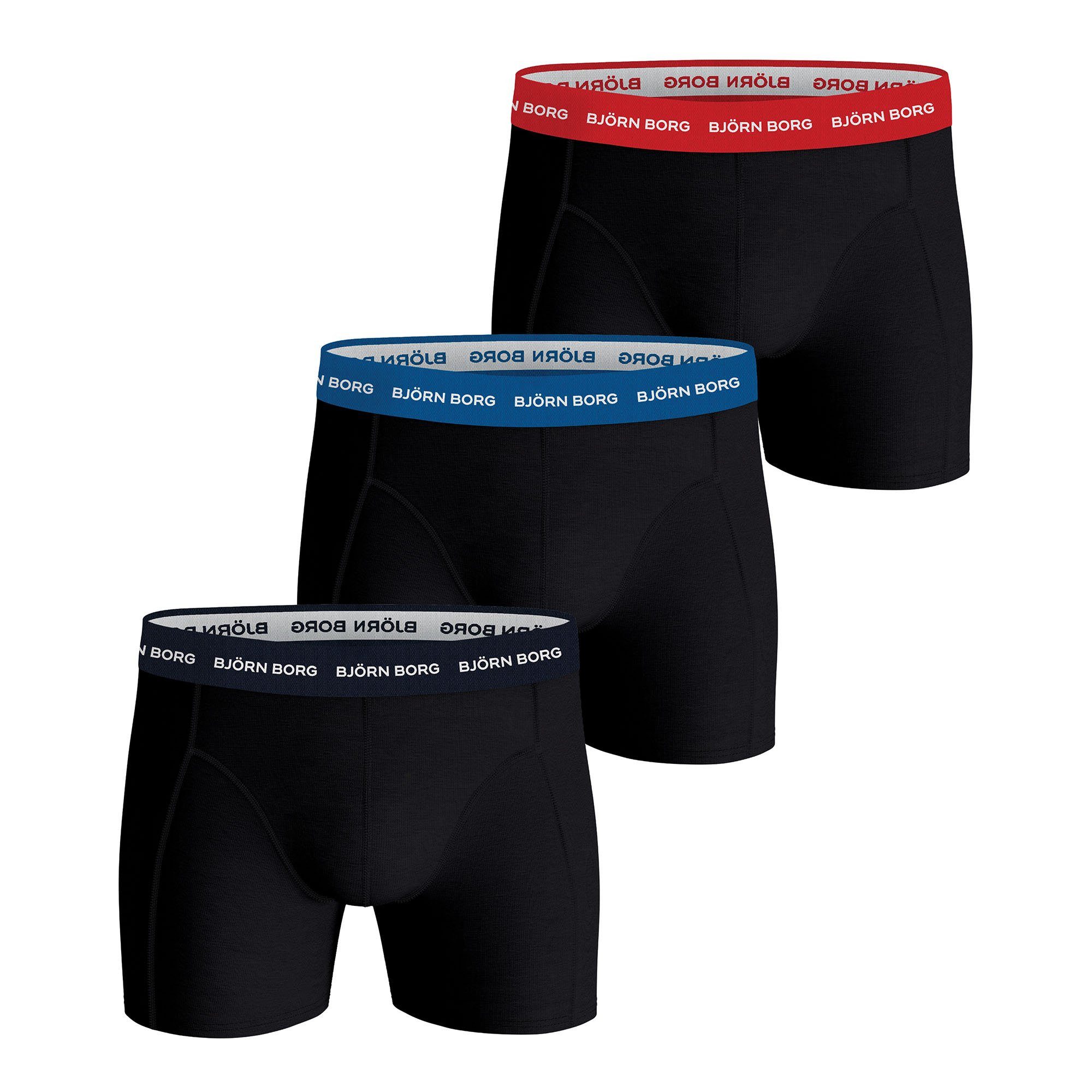 Boxer Herren Boxershort 3er Pack Baumwollmischung