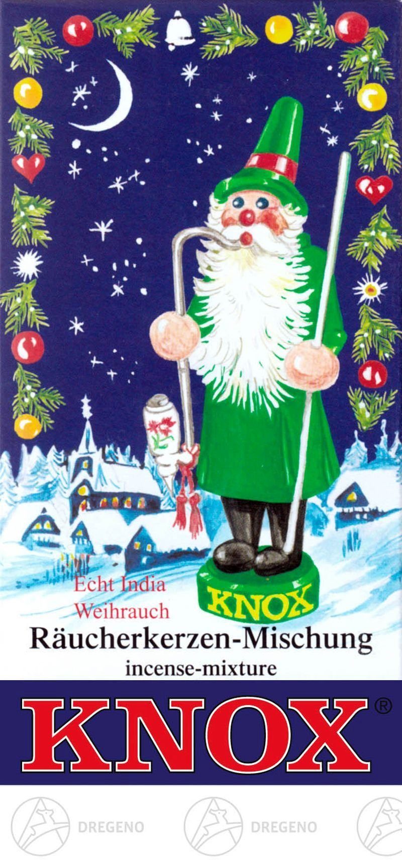 Dregeno Erzgebirge Фигурка курильщик Zubehör KNOX Räucherkerzen Beliebte Mischung (24) NEU