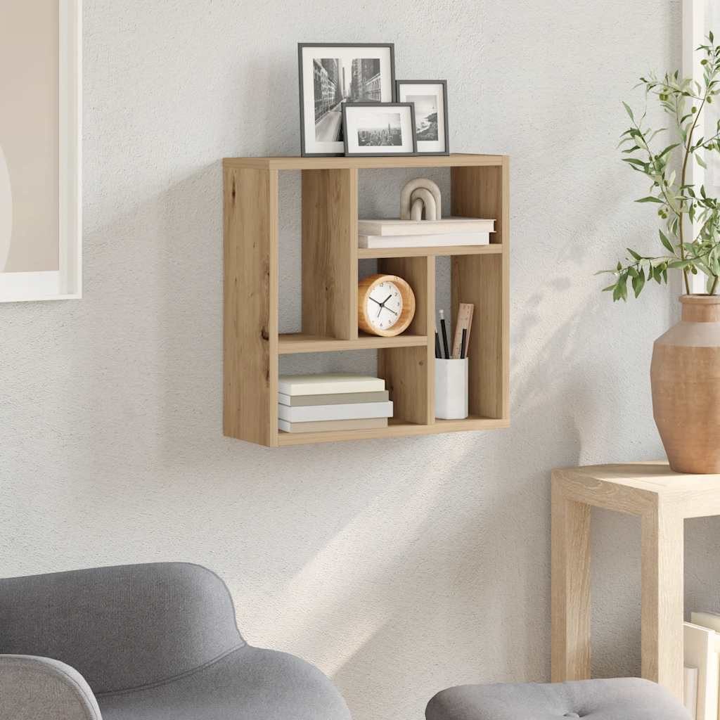 vidaXL Regal Wandregal Artisan-Eiche 45x16x45 cm Holzwerkstoff, 1-tlg. – Bild 2 von 5