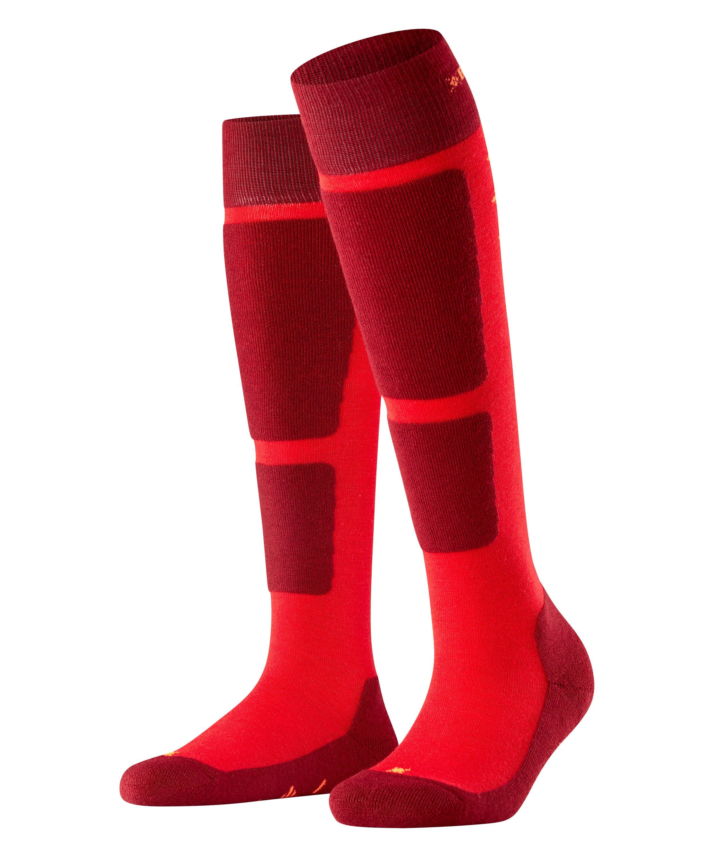 Skisocken mit red (1-Paar) pepper (8074) Burlington Komfort-Bündchen Ski Uni Women