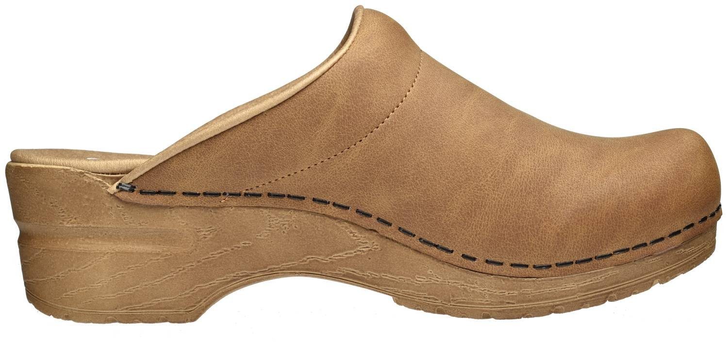 Sanita Sanita Original Segan Cognac Clog