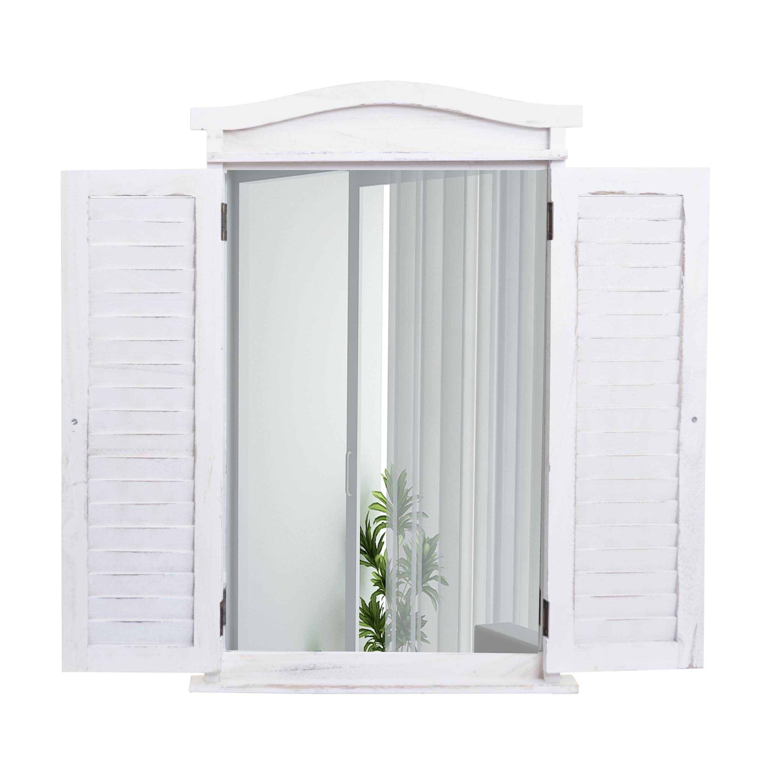 MCW Wandspiegel Spiegel (1-St), Fensterladenoptik, Einfache günstig online kaufen