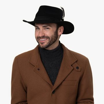 Stetson Cowboyhut (1-St) Wollfilzhut mit Lederband